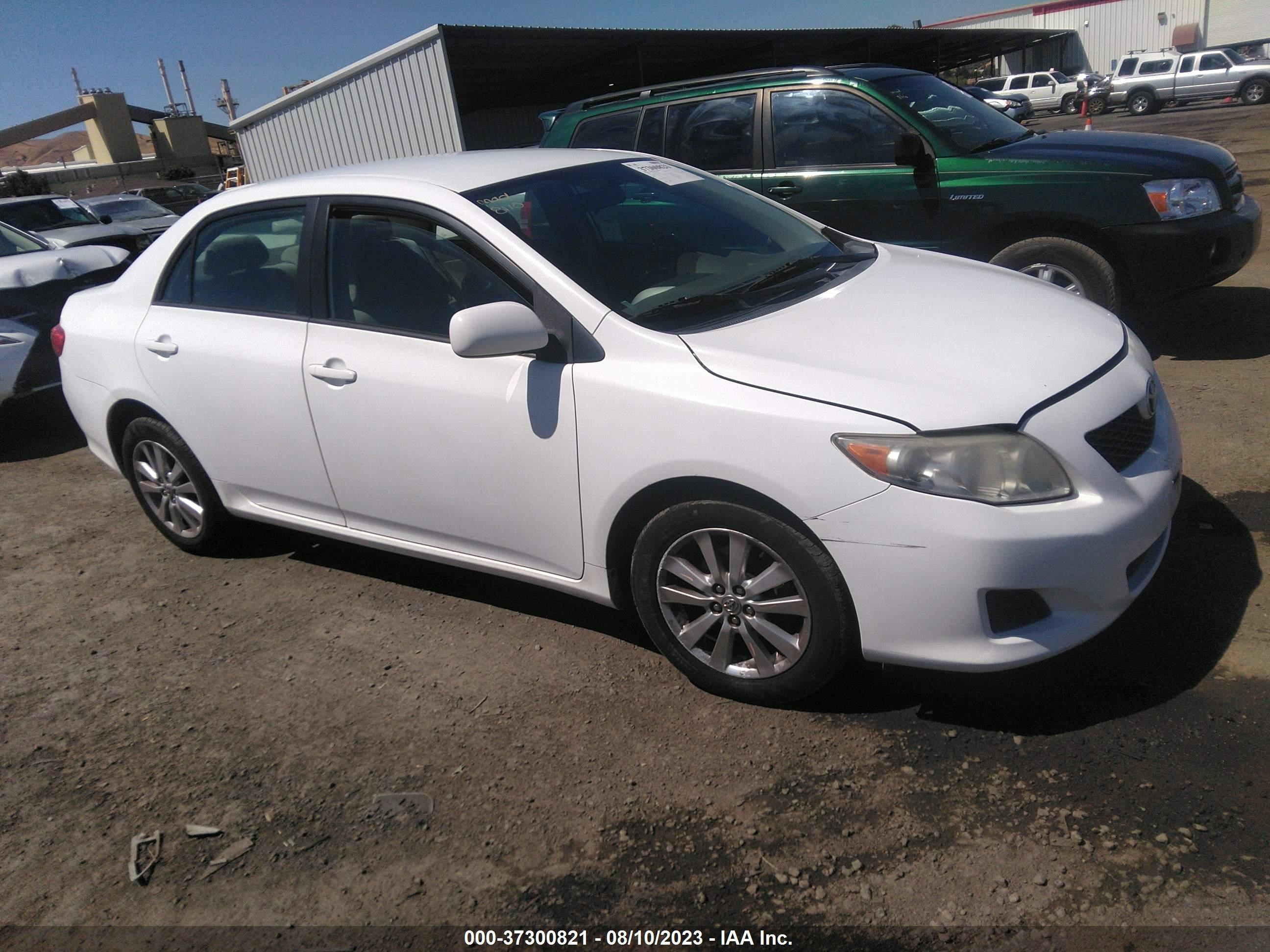 TOYOTA COROLLA 2009 1nxbu40e59z054704