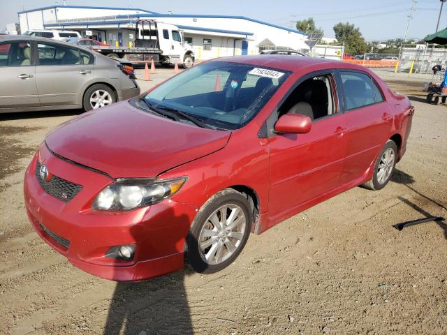 TOYOTA COROLLA BA 2009 1nxbu40e59z105523