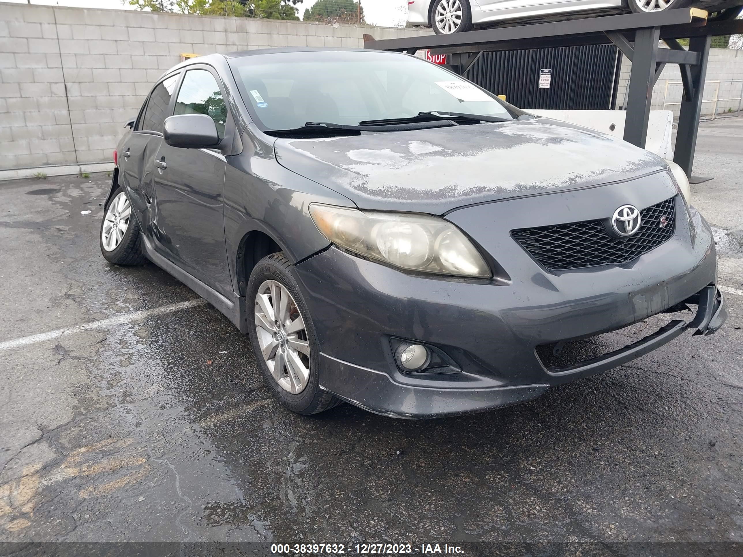 TOYOTA COROLLA 2009 1nxbu40e69z006578