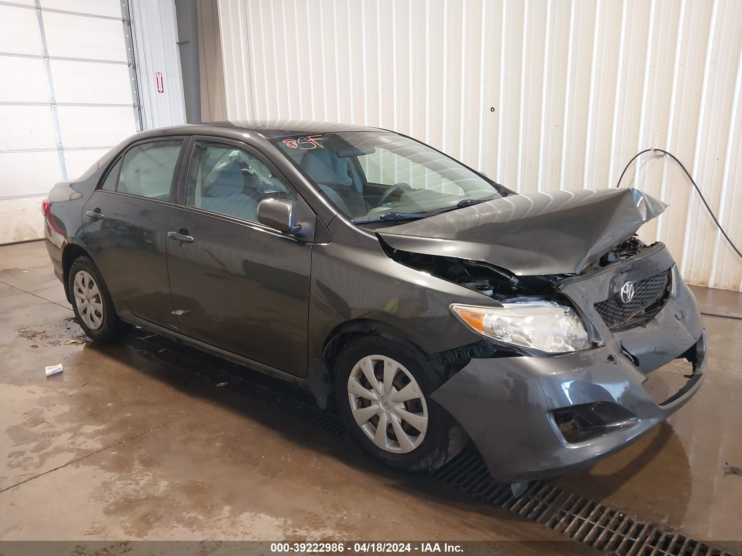 TOYOTA COROLLA 2009 1nxbu40e69z016799