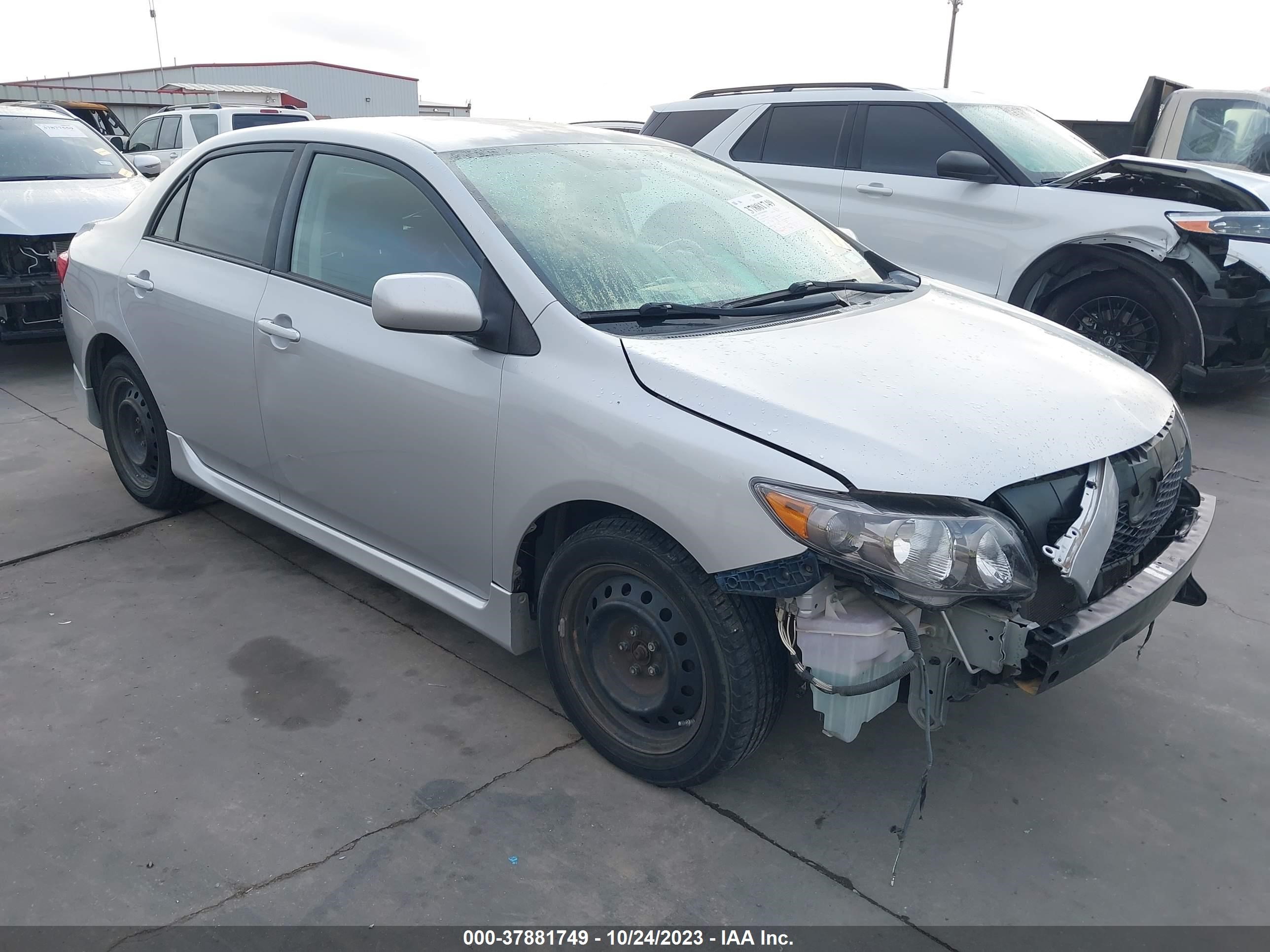 TOYOTA COROLLA 2009 1nxbu40e69z028600