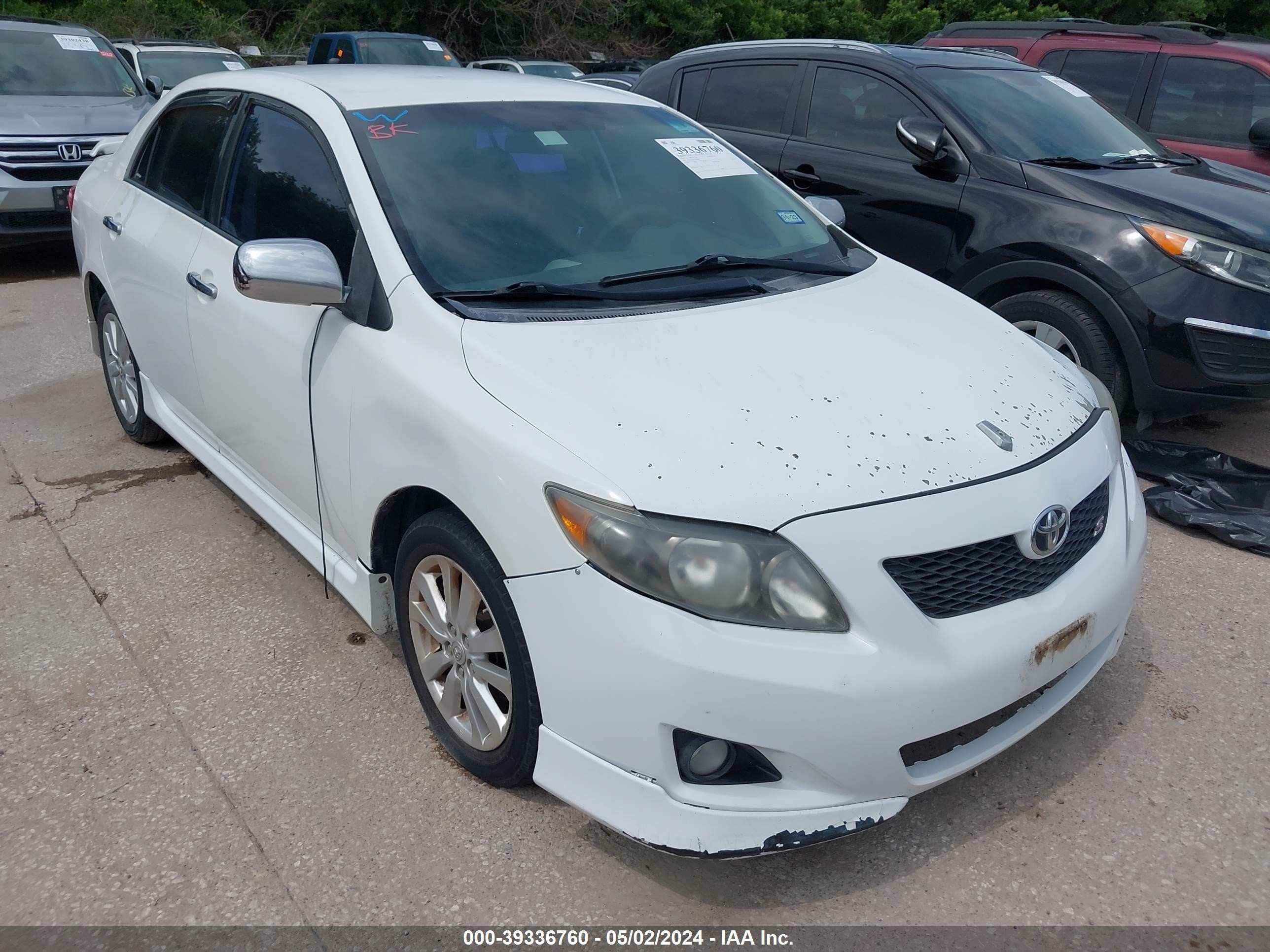 TOYOTA COROLLA 2009 1nxbu40e69z048541