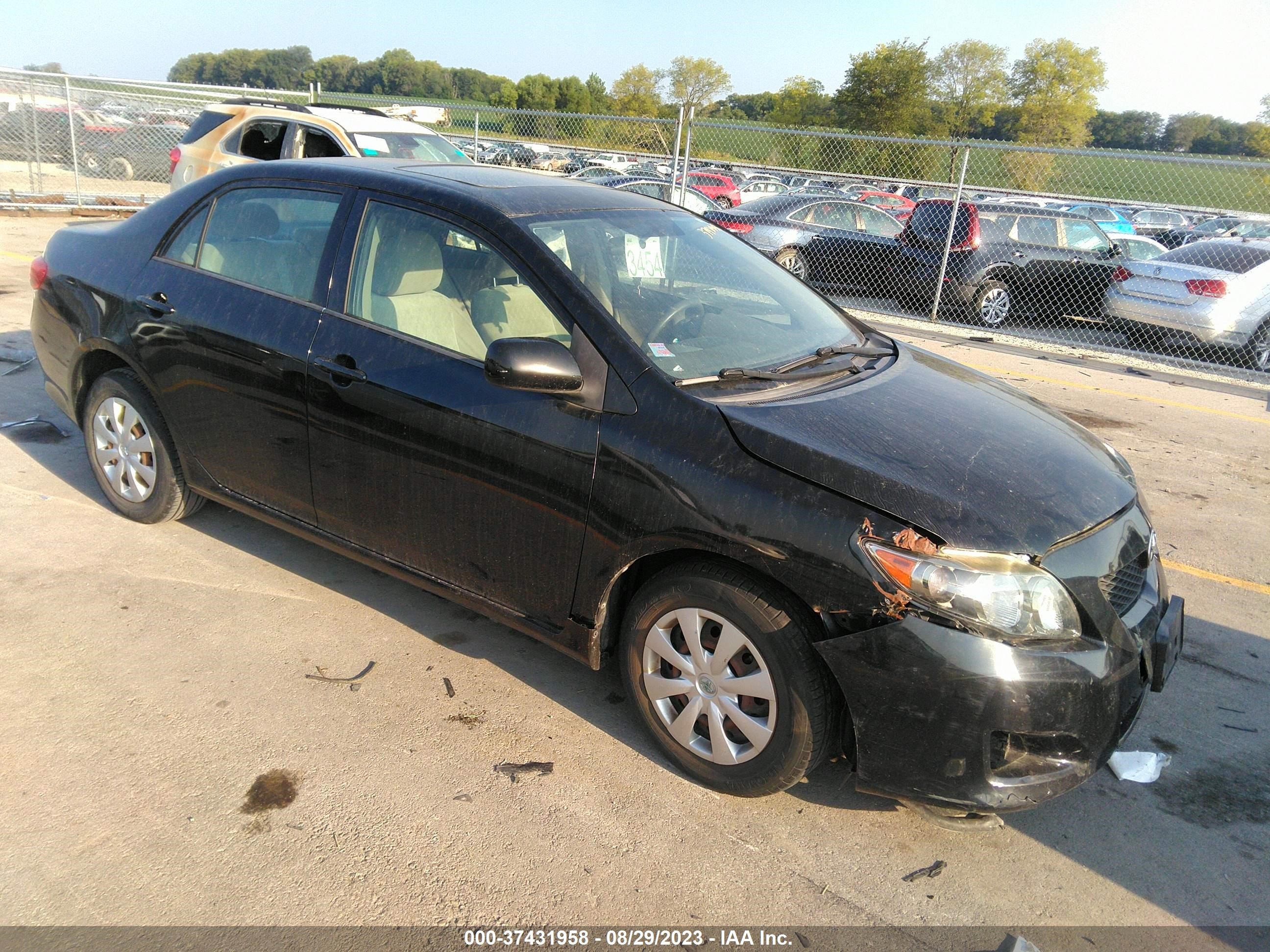 TOYOTA COROLLA 2009 1nxbu40e69z057160