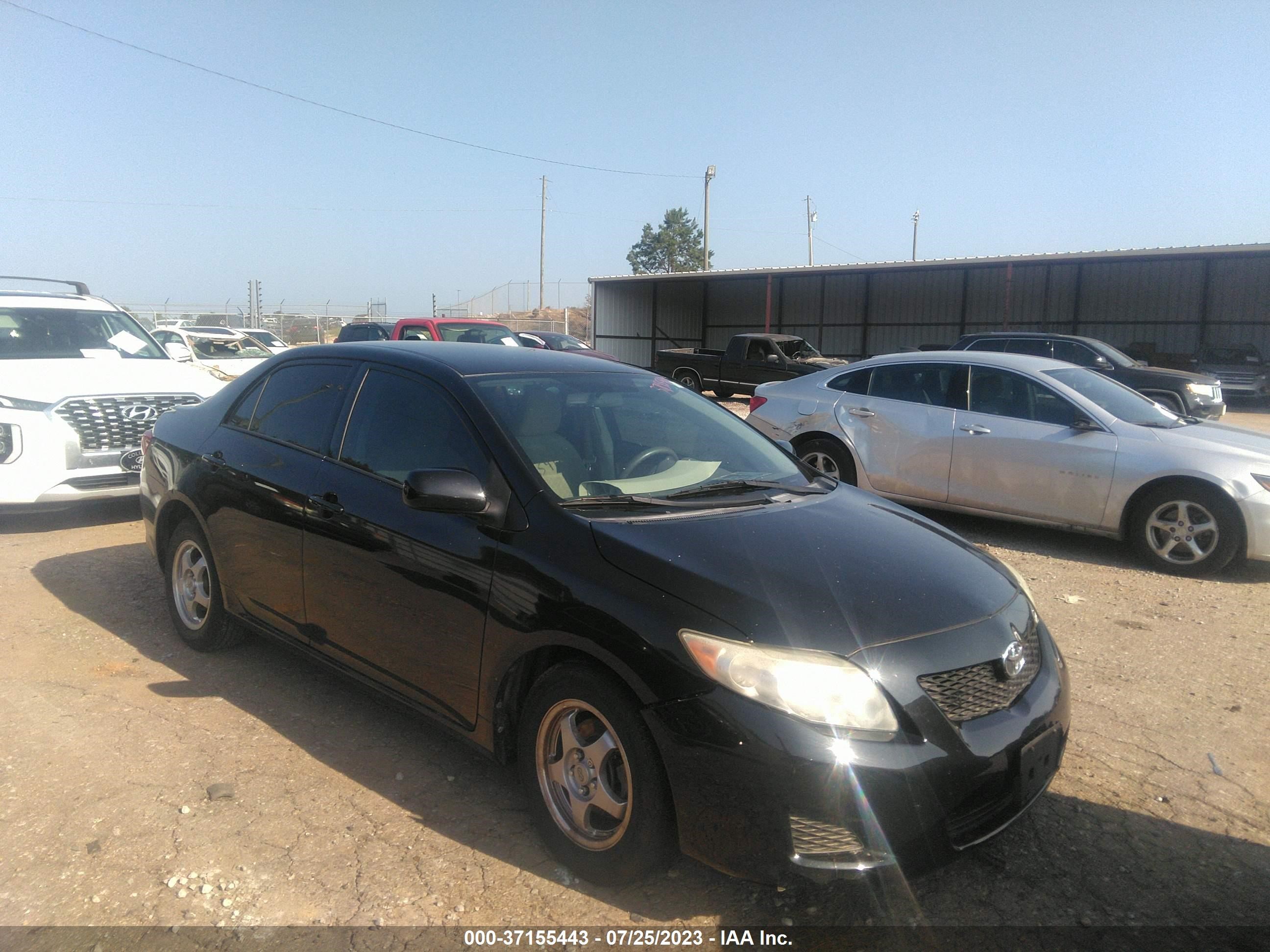 TOYOTA COROLLA 2009 1nxbu40e69z087677