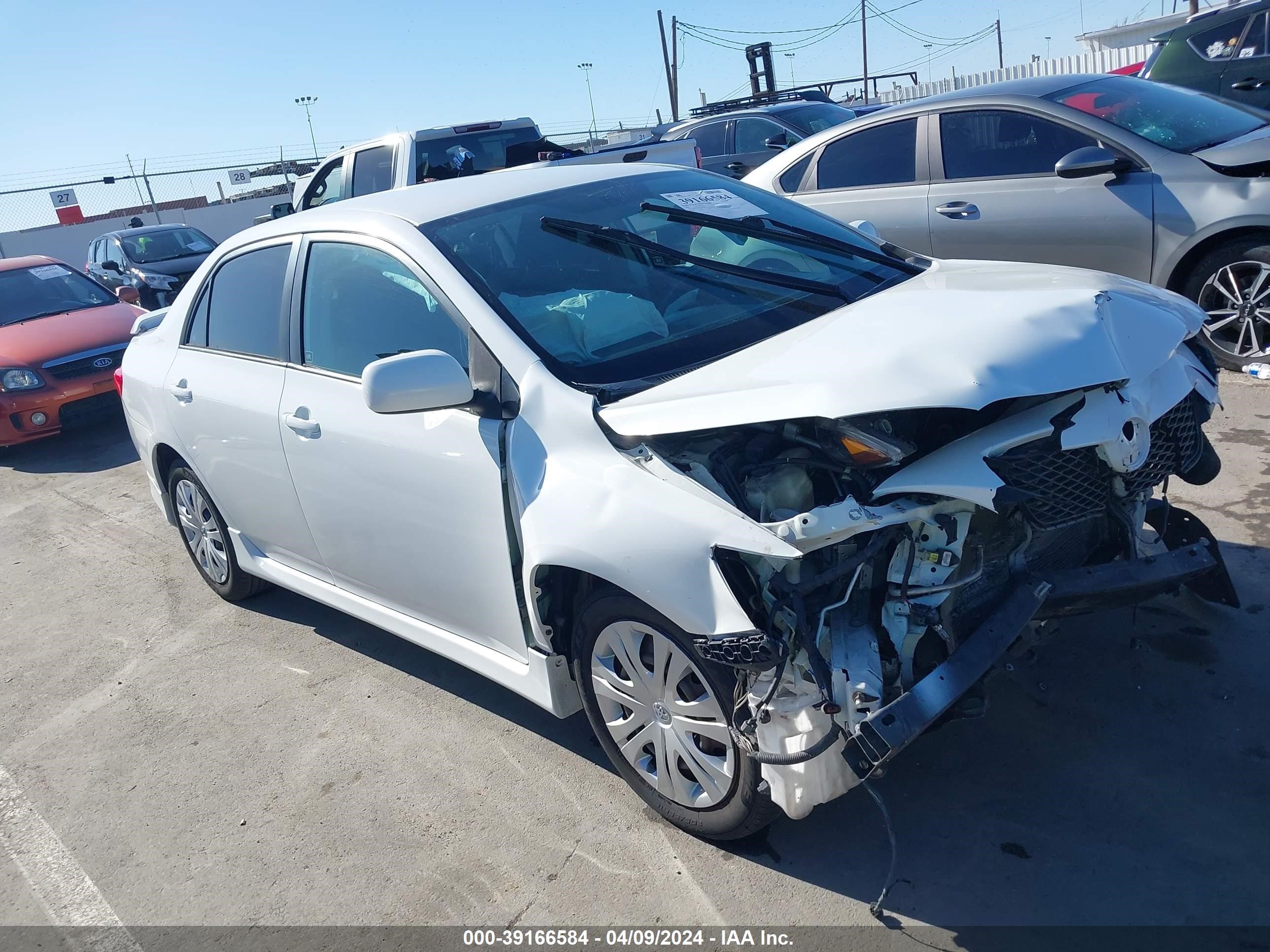 TOYOTA COROLLA 2009 1nxbu40e69z092944