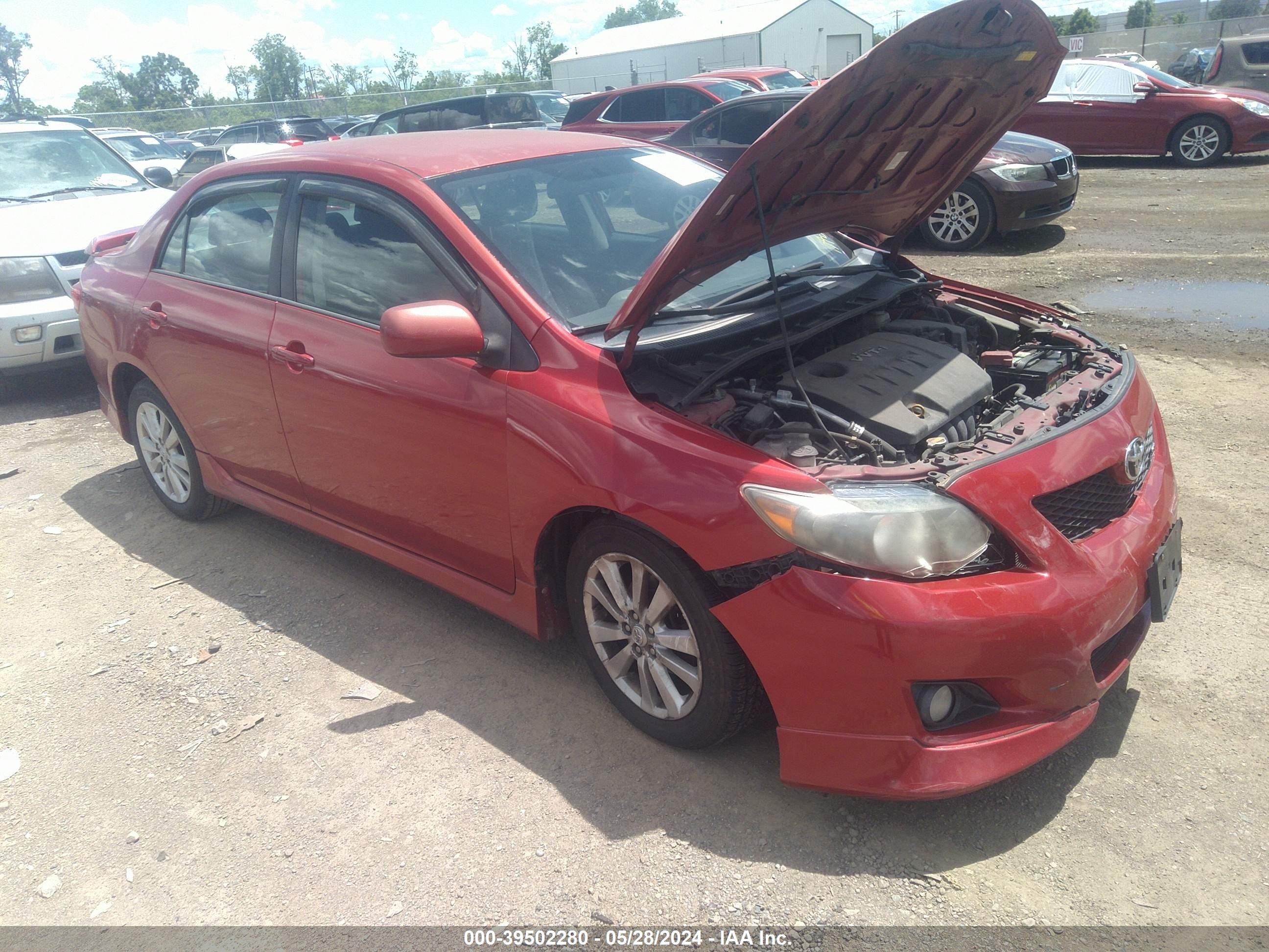 TOYOTA COROLLA 2009 1nxbu40e69z105546