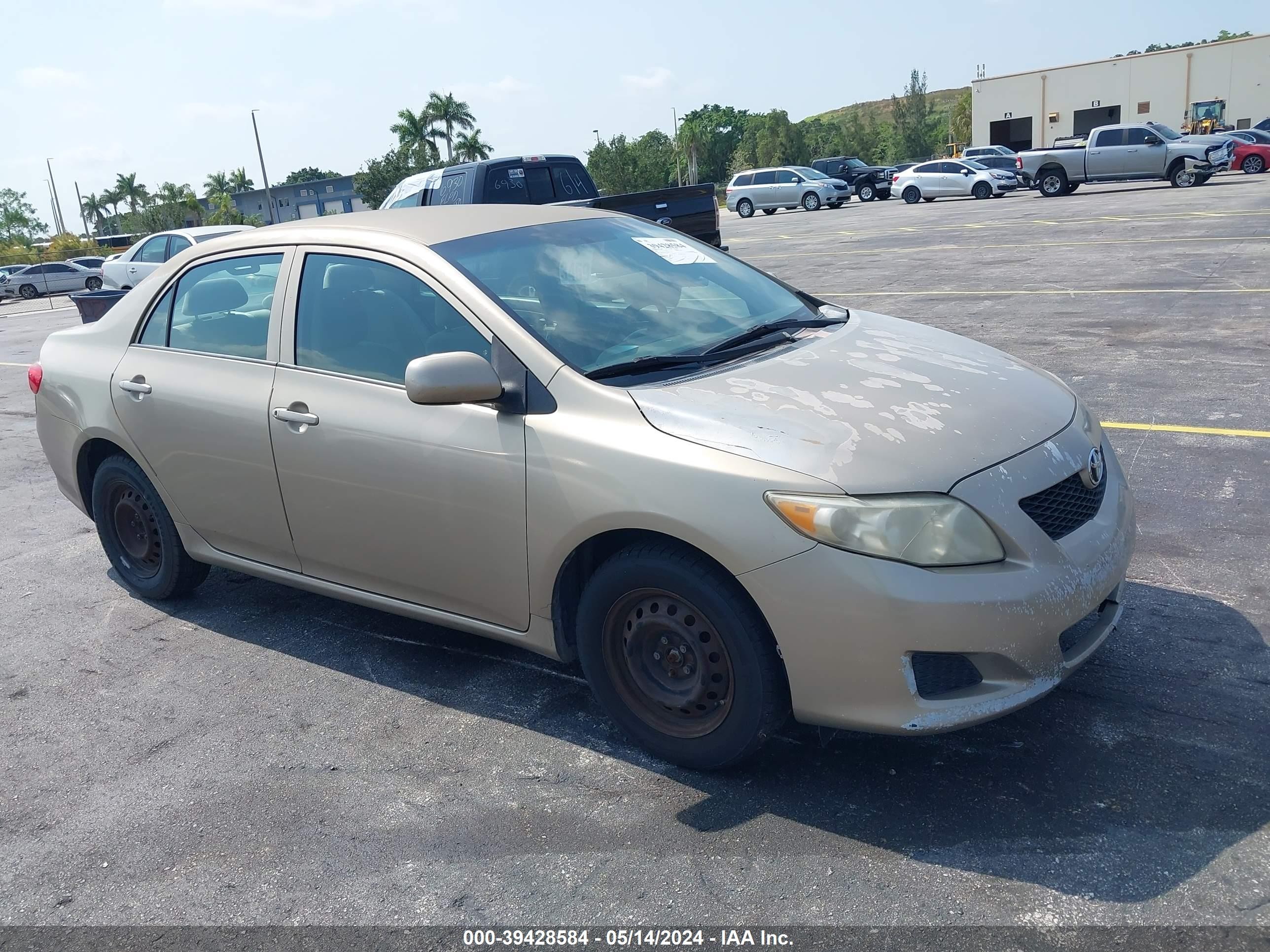 TOYOTA COROLLA 2009 1nxbu40e69z142077