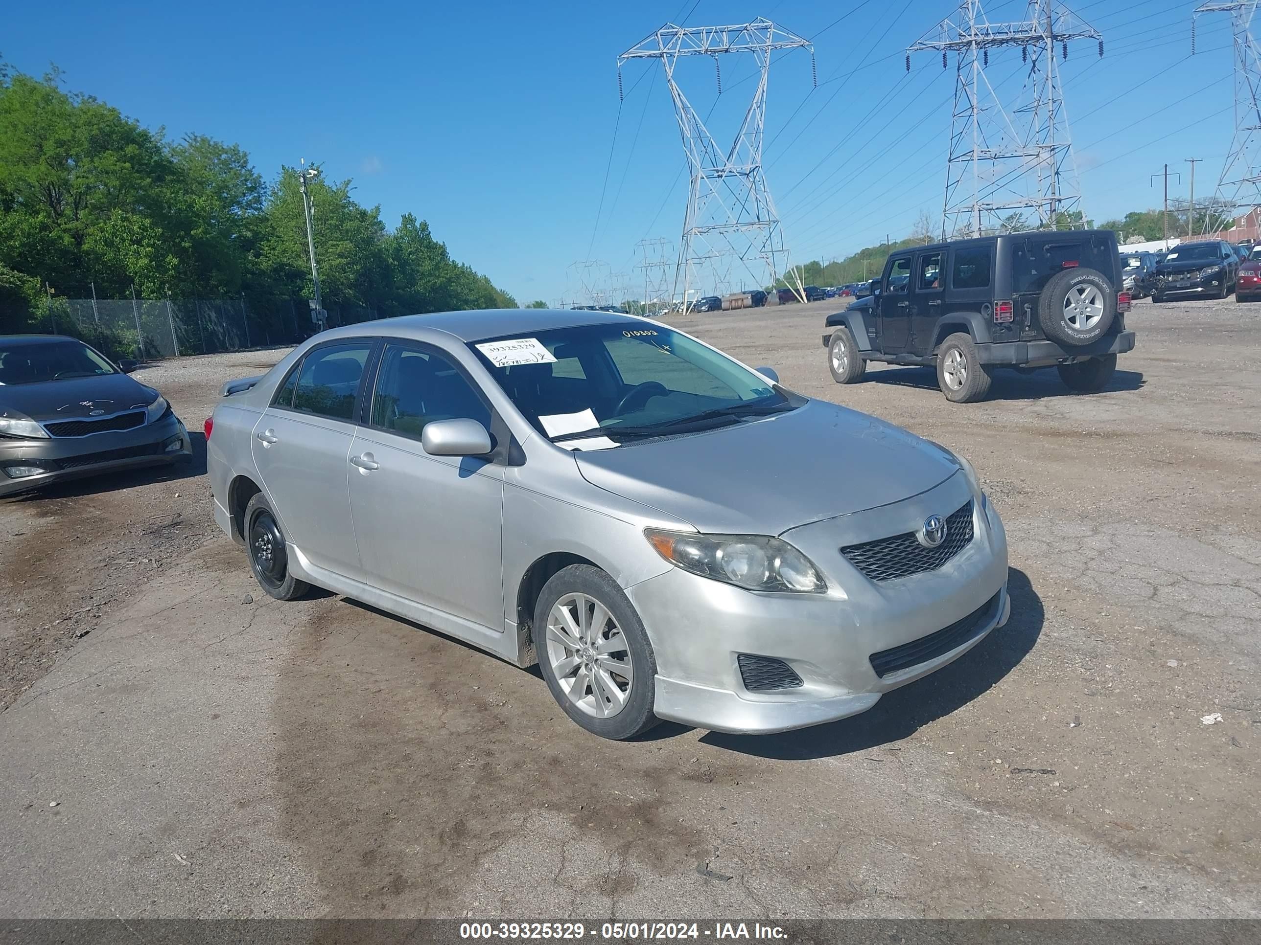 TOYOTA COROLLA 2009 1nxbu40e79z010302