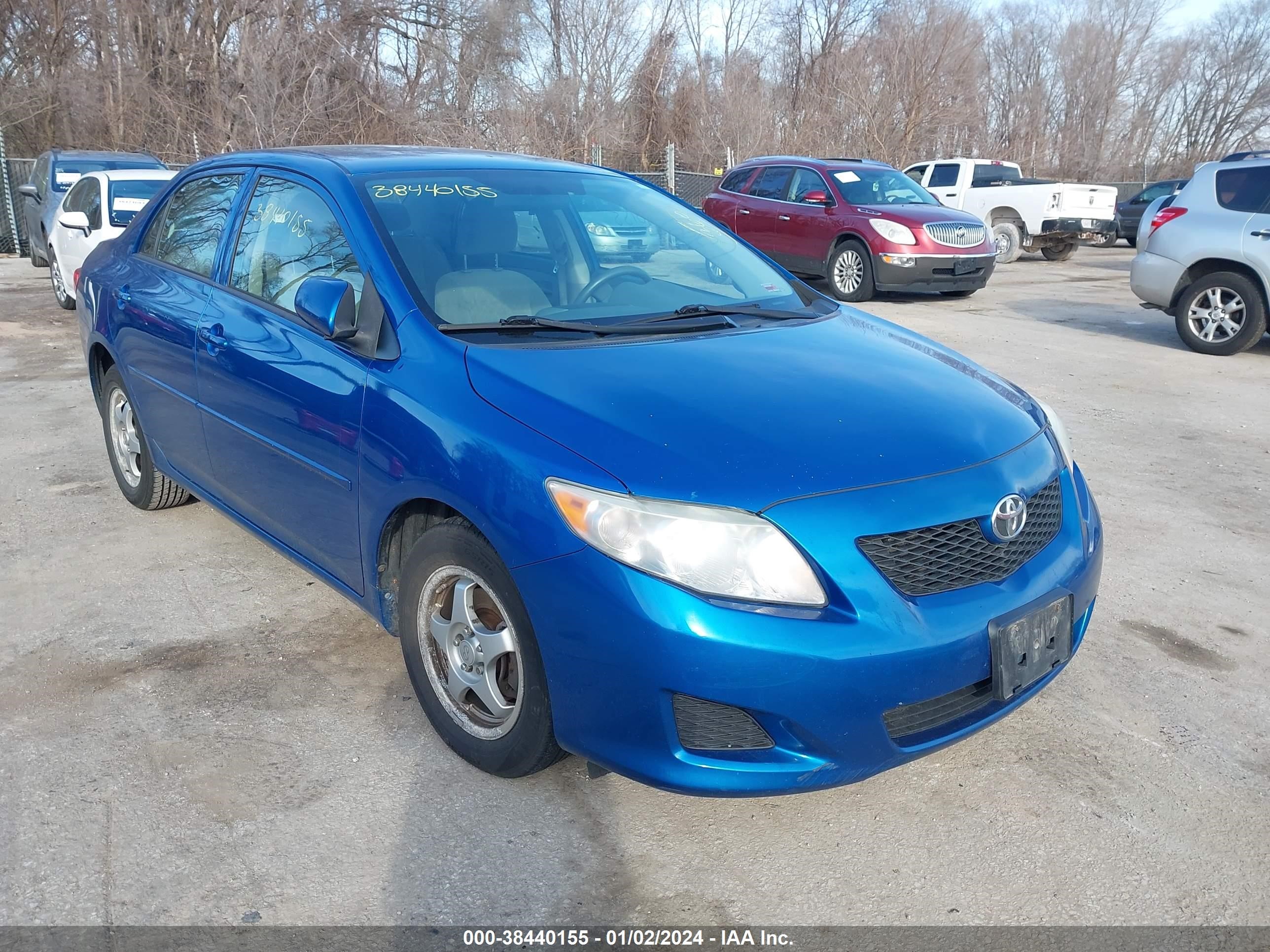 TOYOTA COROLLA 2009 1nxbu40e79z039315