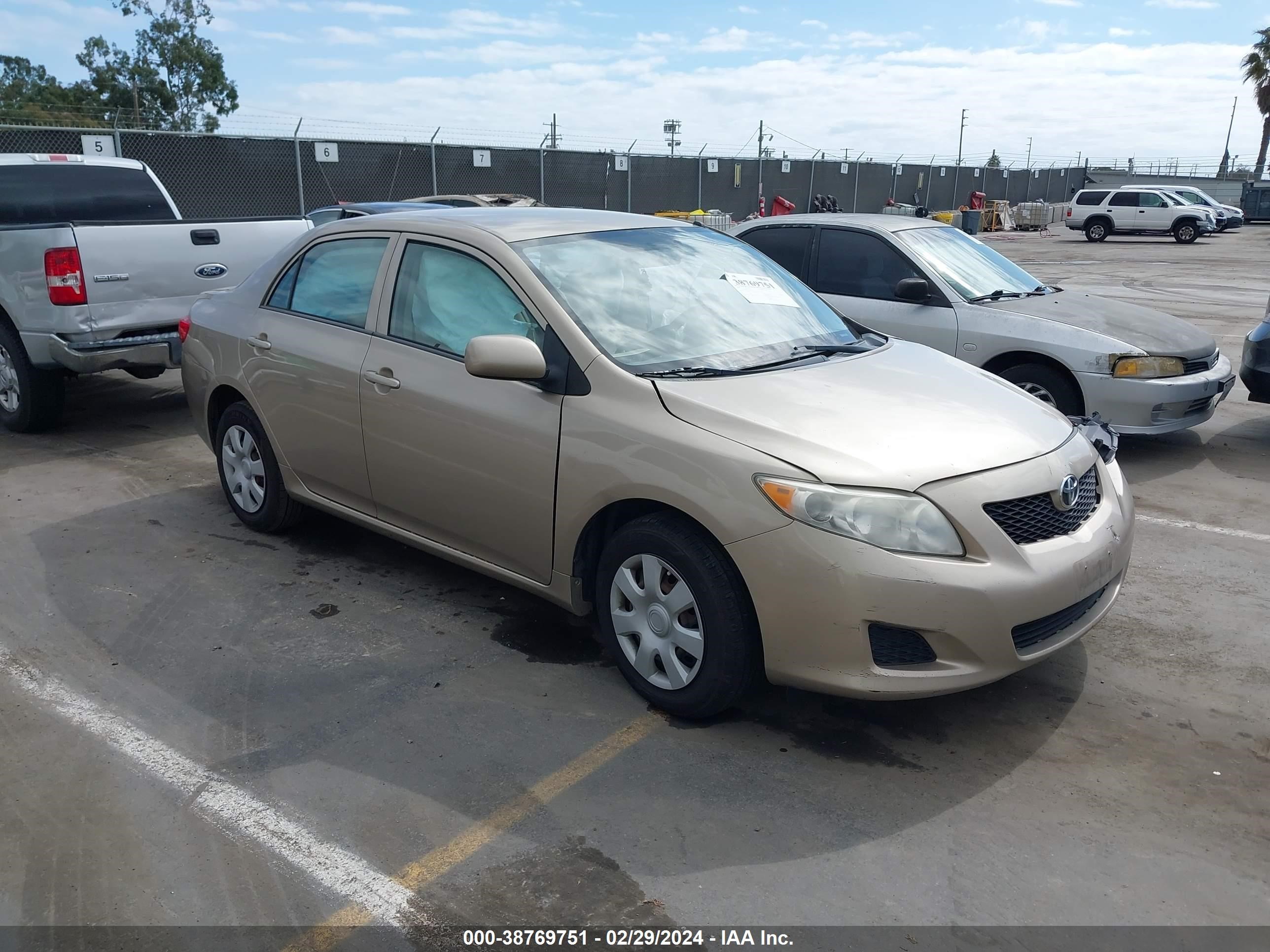 TOYOTA COROLLA 2009 1nxbu40e79z055272