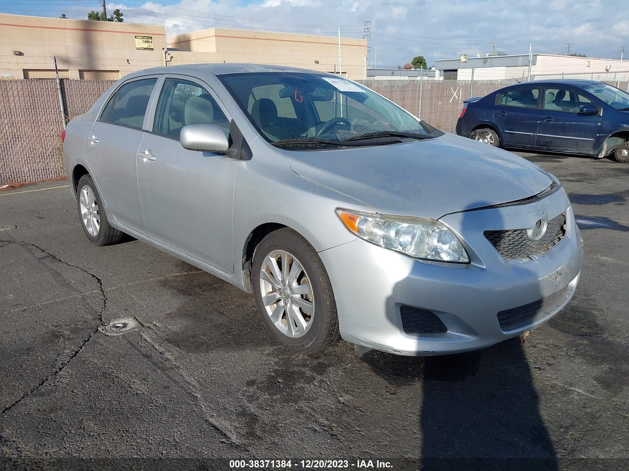 TOYOTA COROLLA 2009 1nxbu40e79z057085