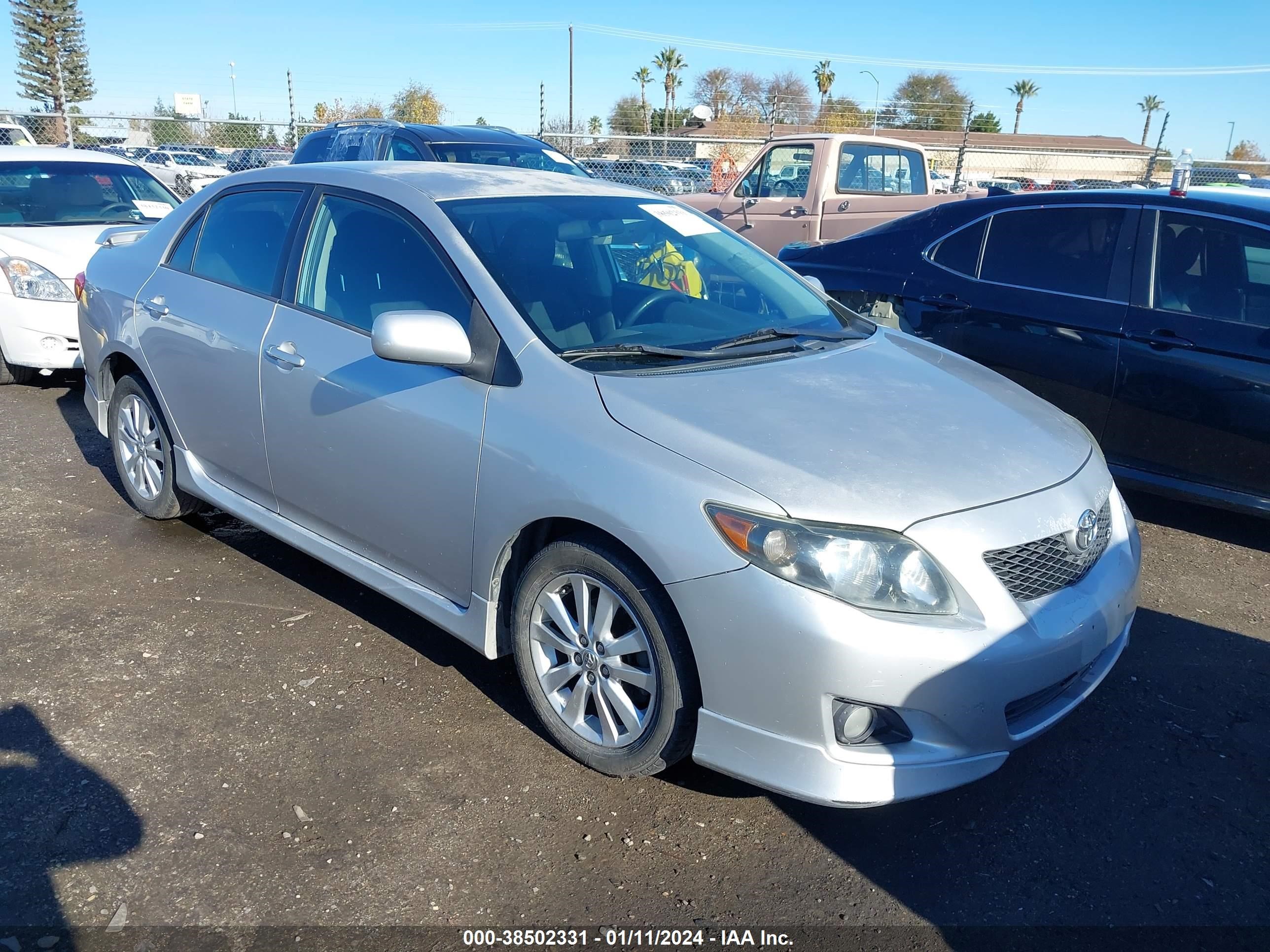 TOYOTA COROLLA 2009 1nxbu40e79z073626