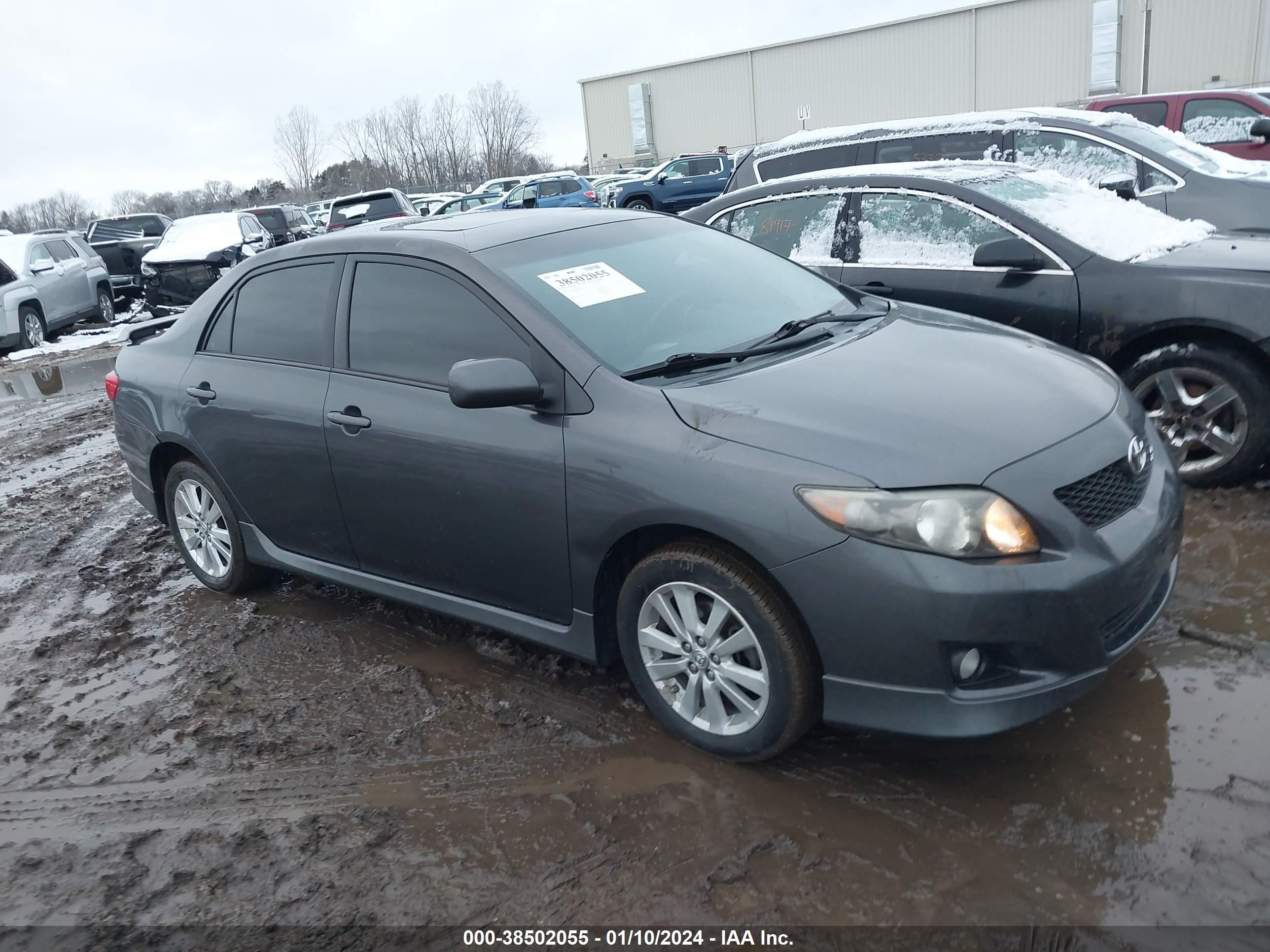 TOYOTA COROLLA 2009 1nxbu40e79z088756