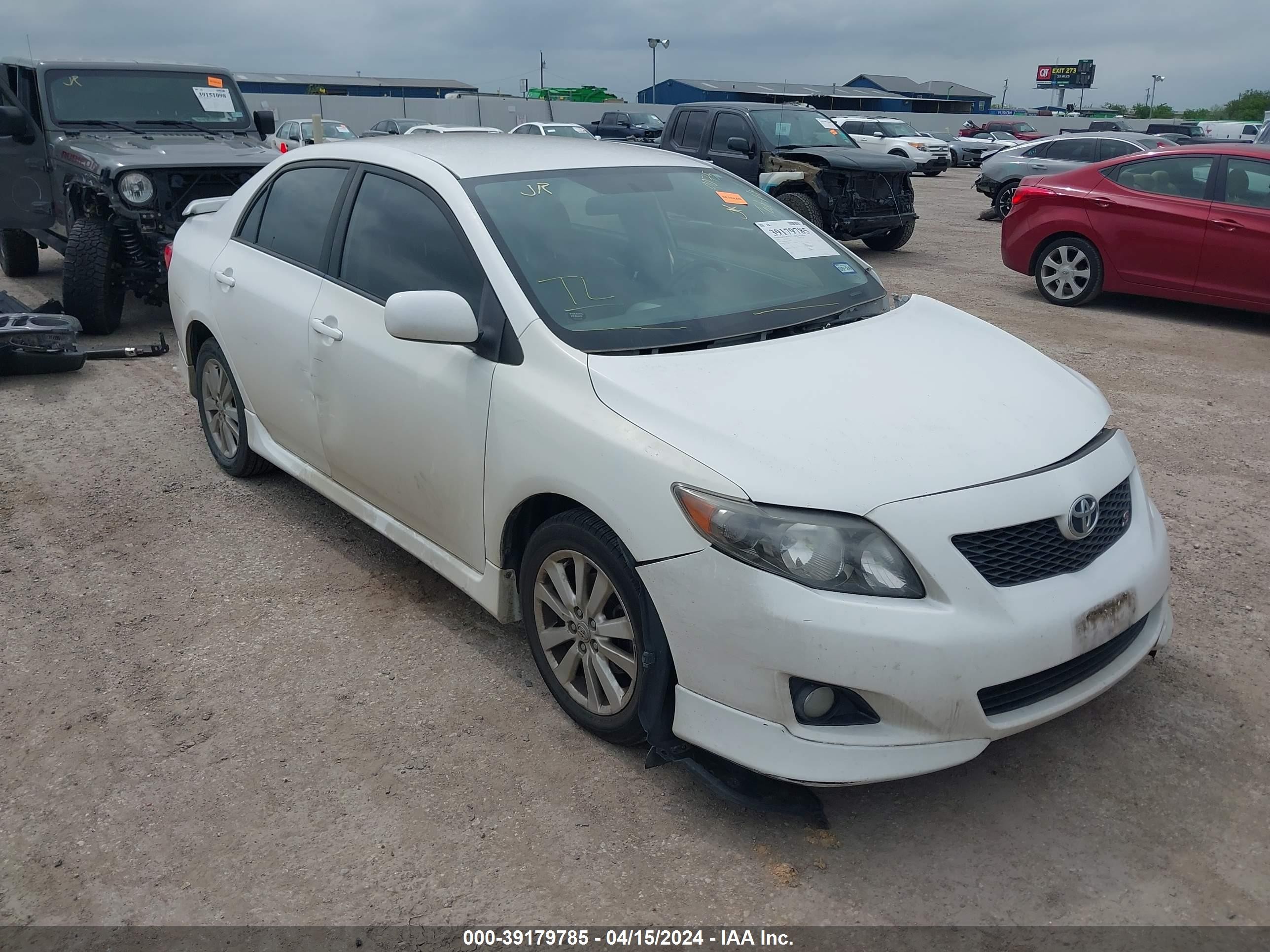 TOYOTA COROLLA 2009 1nxbu40e79z098574