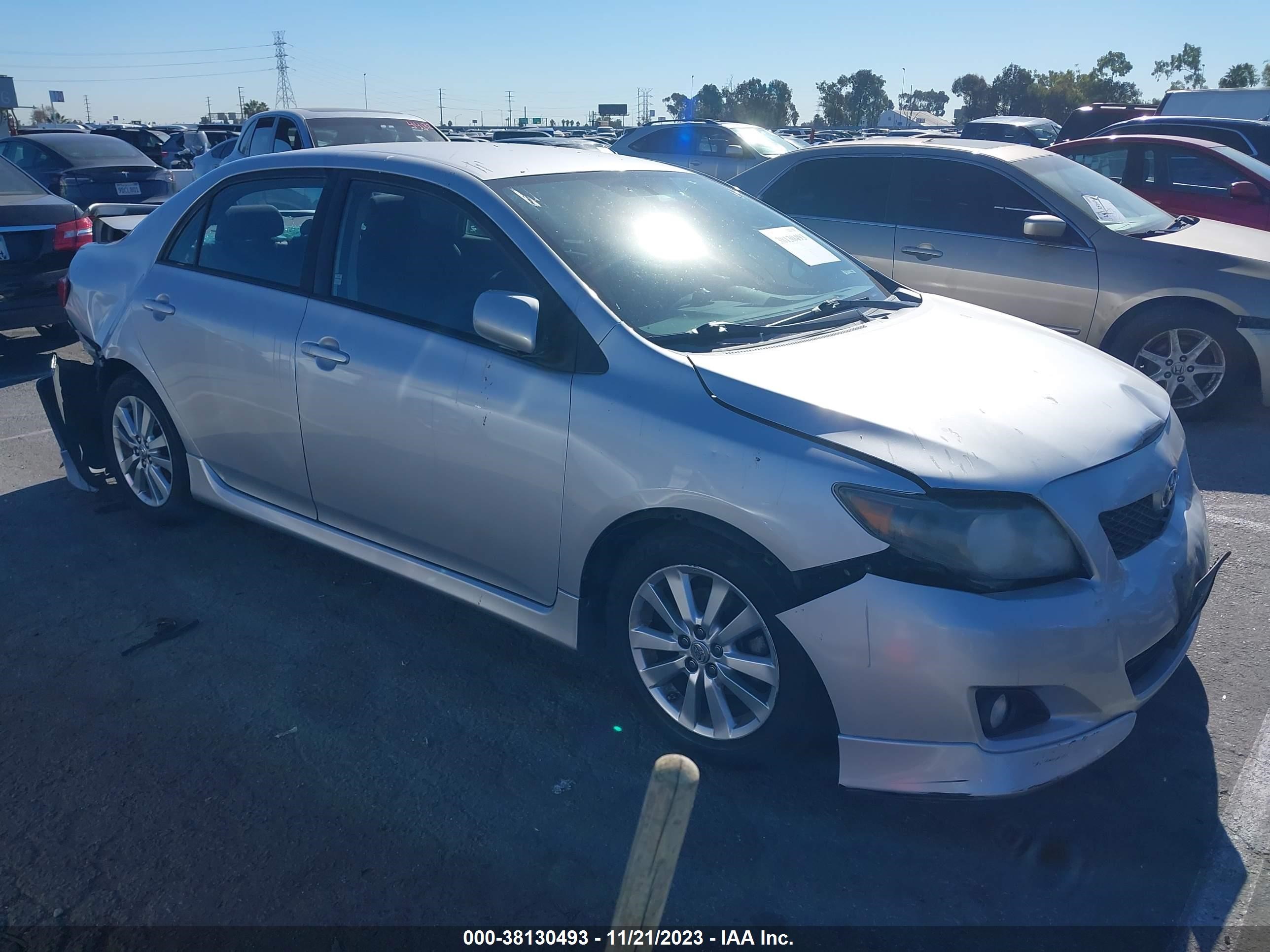 TOYOTA COROLLA 2009 1nxbu40e79z117642