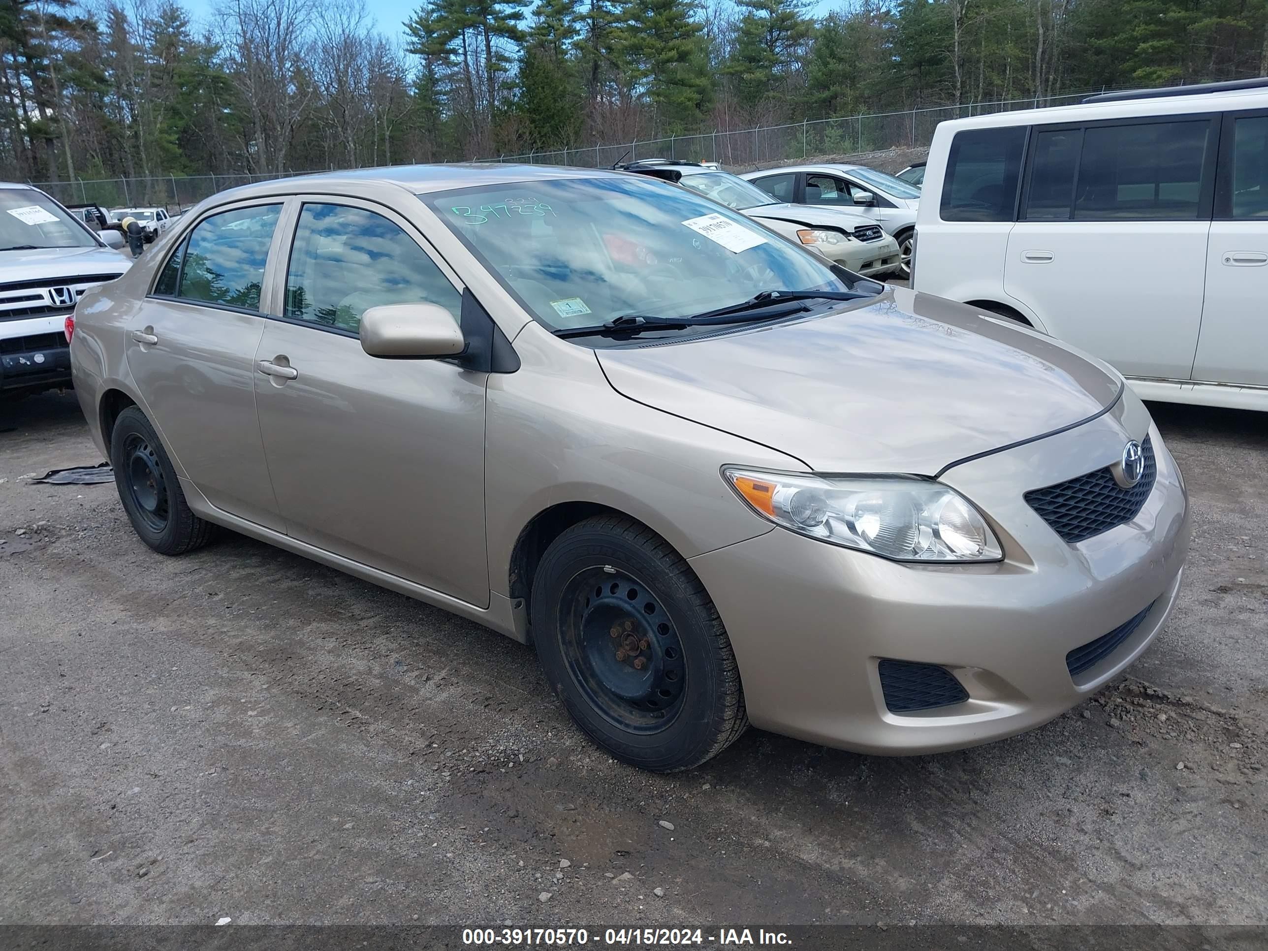 TOYOTA COROLLA 2009 1nxbu40e79z159163