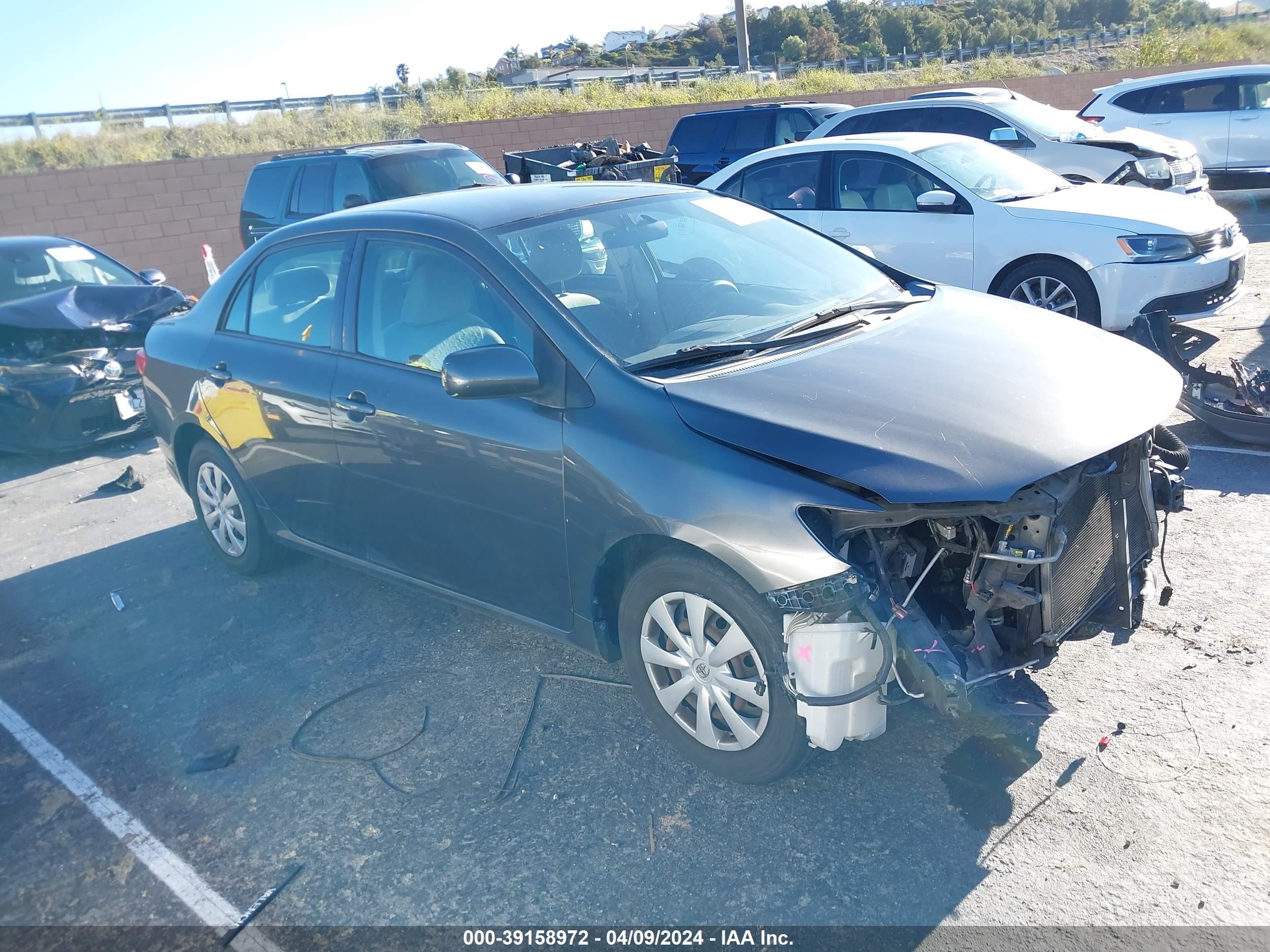 TOYOTA COROLLA 2009 1nxbu40e79z161897