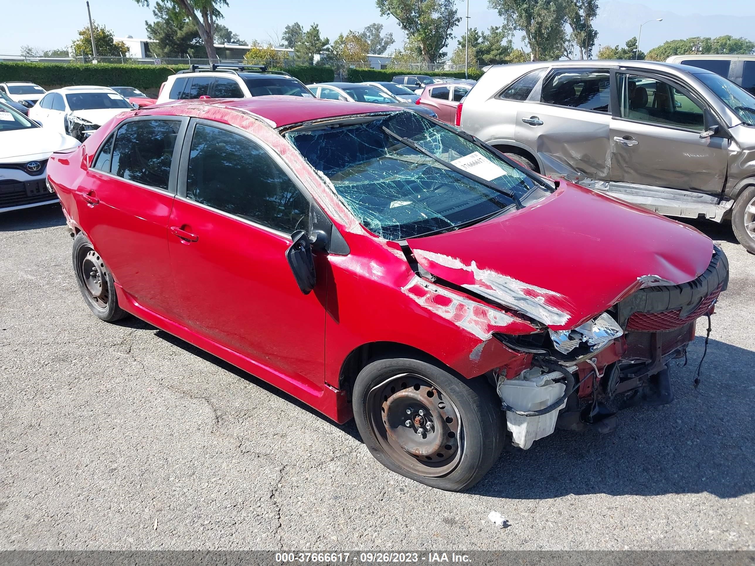 TOYOTA COROLLA 2009 1nxbu40e89z054924