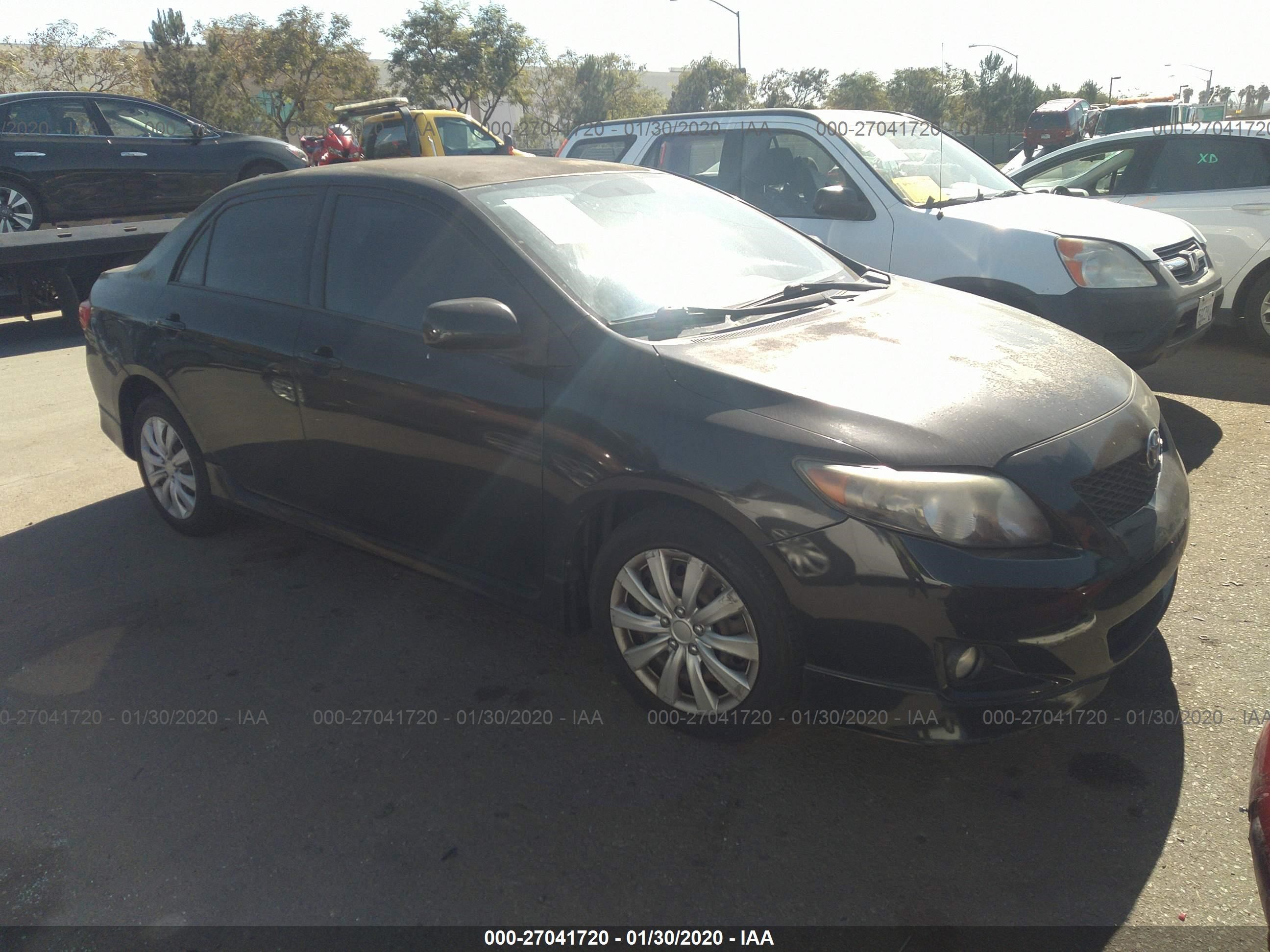 TOYOTA COROLLA 2009 1nxbu40e89z076051