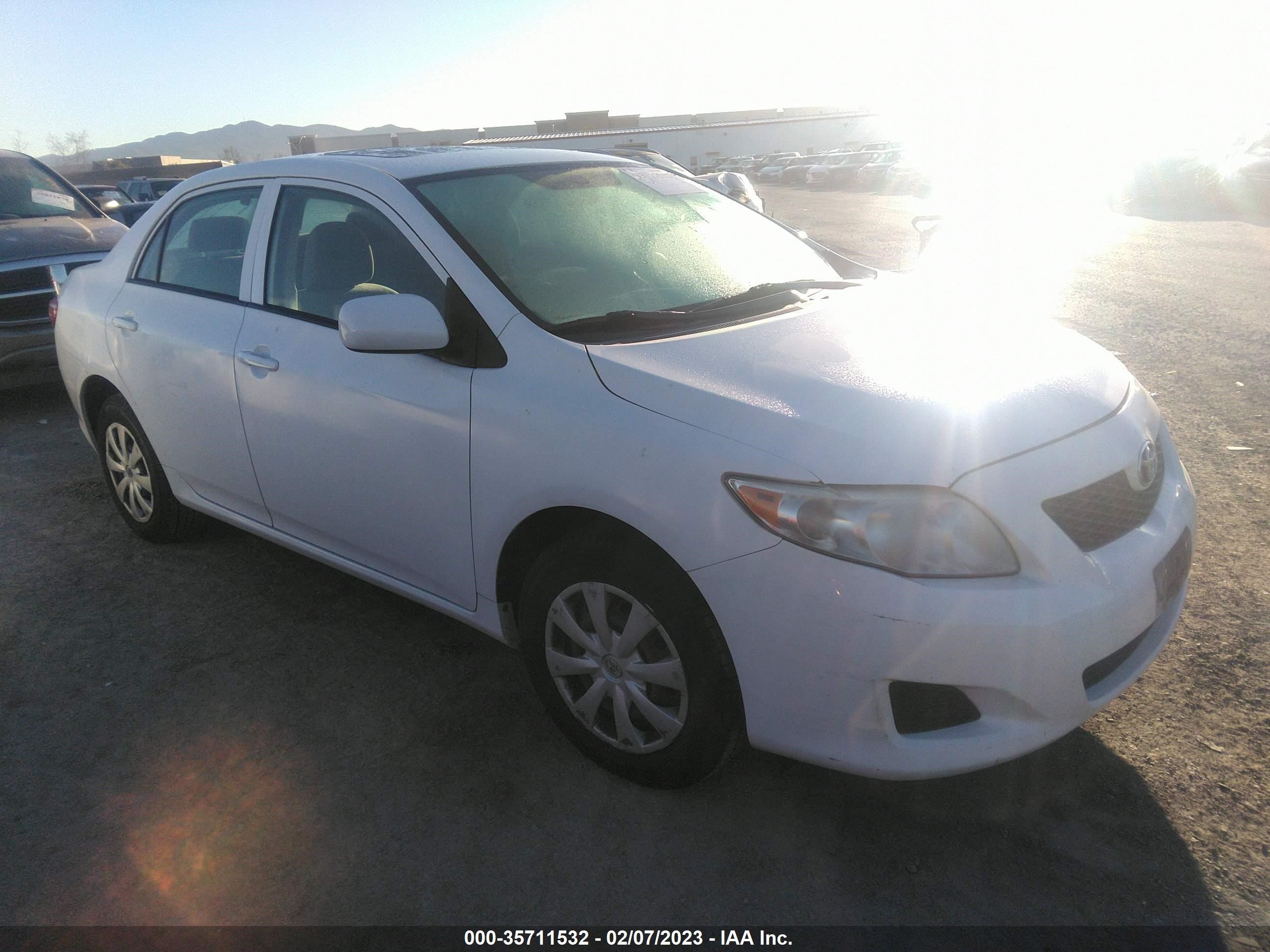 TOYOTA COROLLA 2009 1nxbu40e89z127659