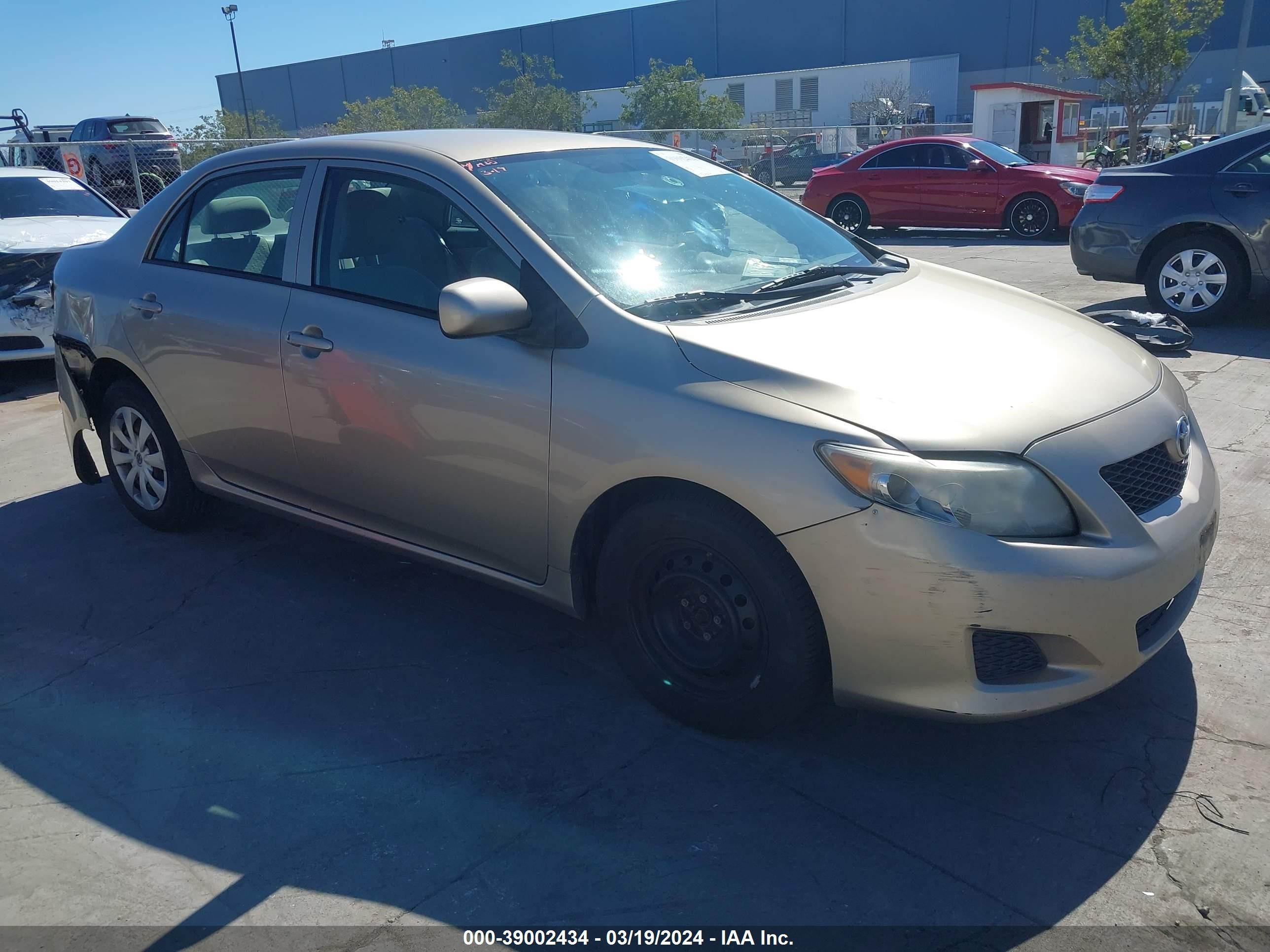 TOYOTA COROLLA 2009 1nxbu40e89z158152