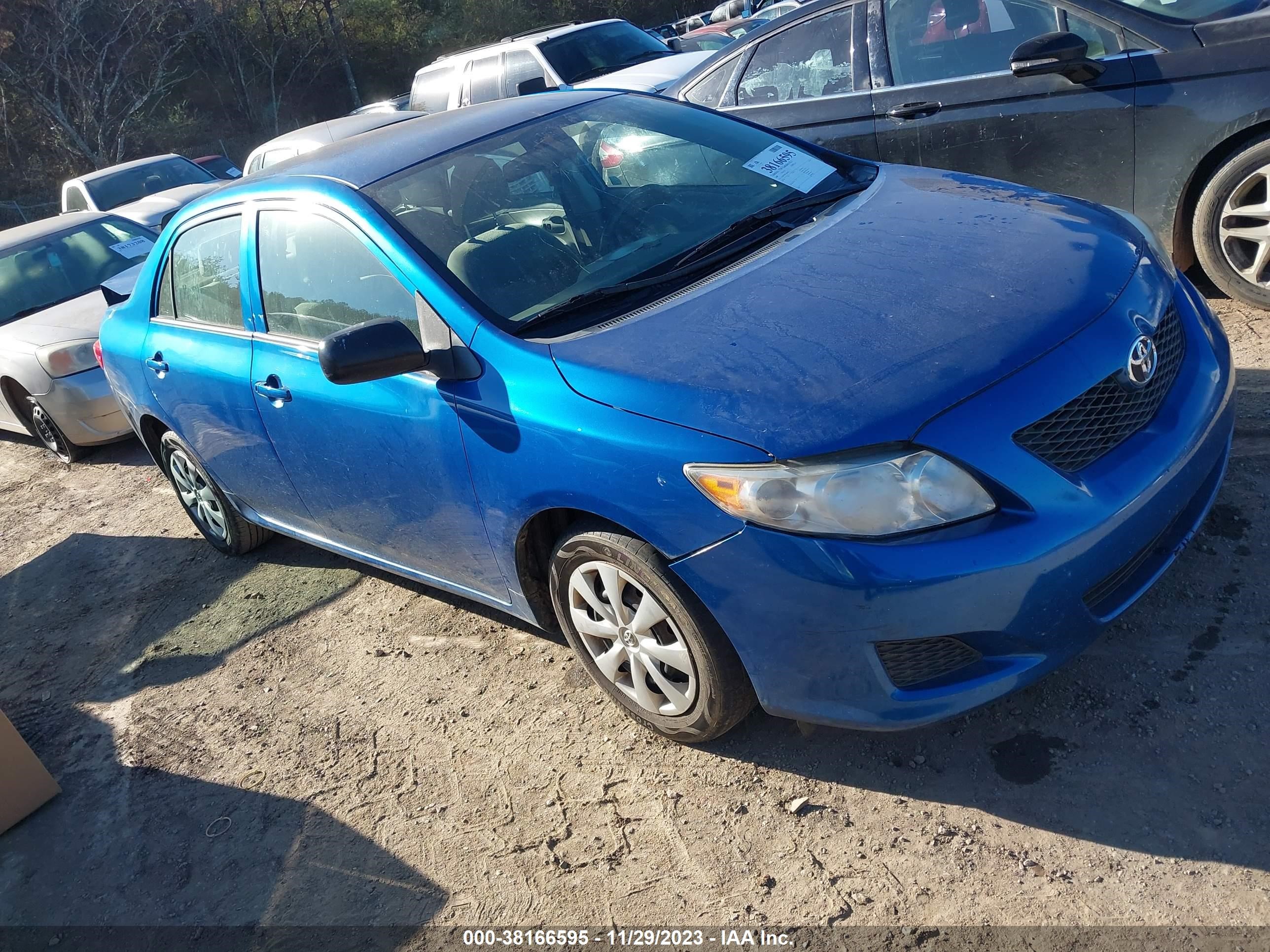 TOYOTA COROLLA 2009 1nxbu40e99z004470