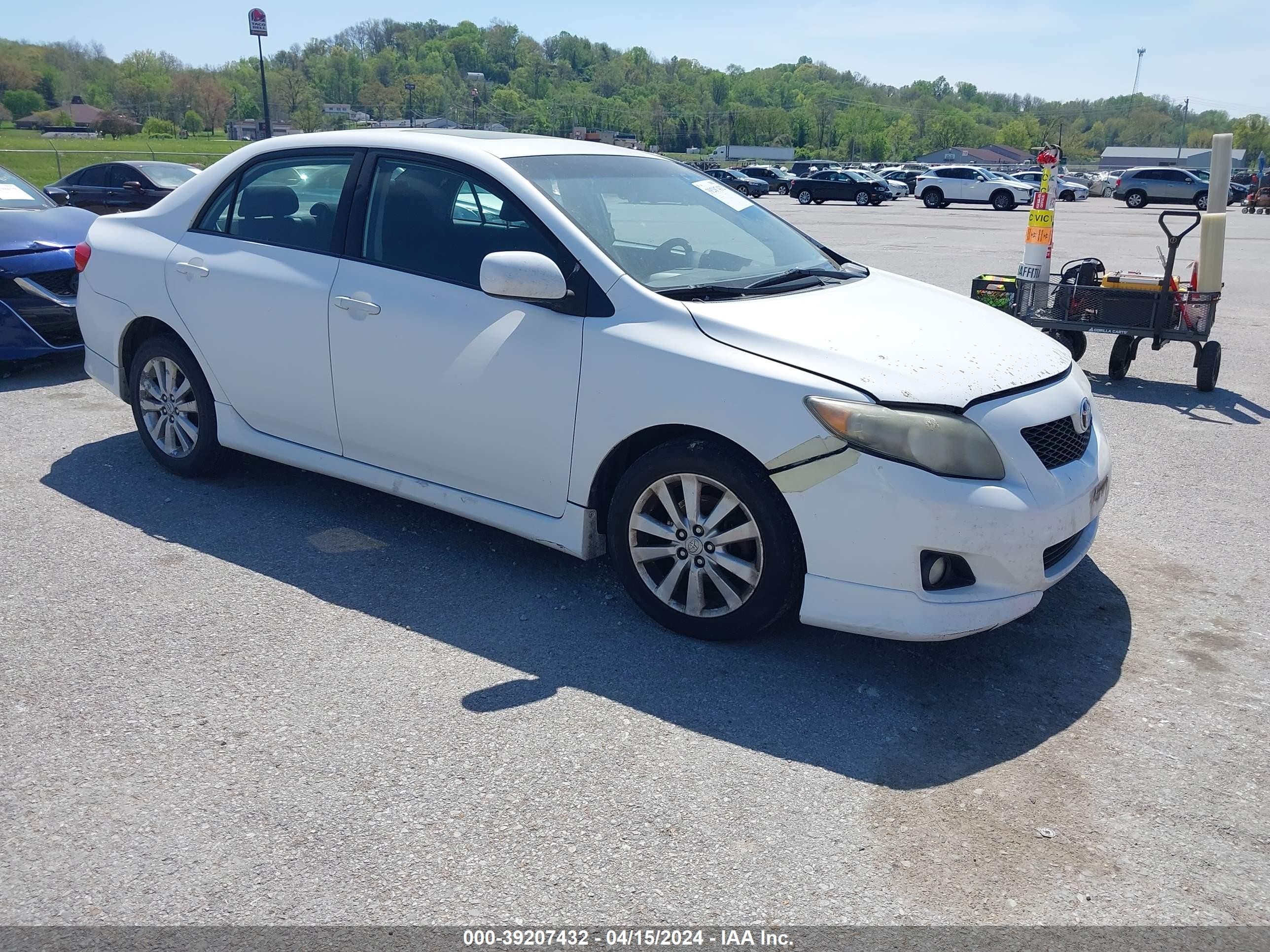 TOYOTA COROLLA 2009 1nxbu40e99z046850