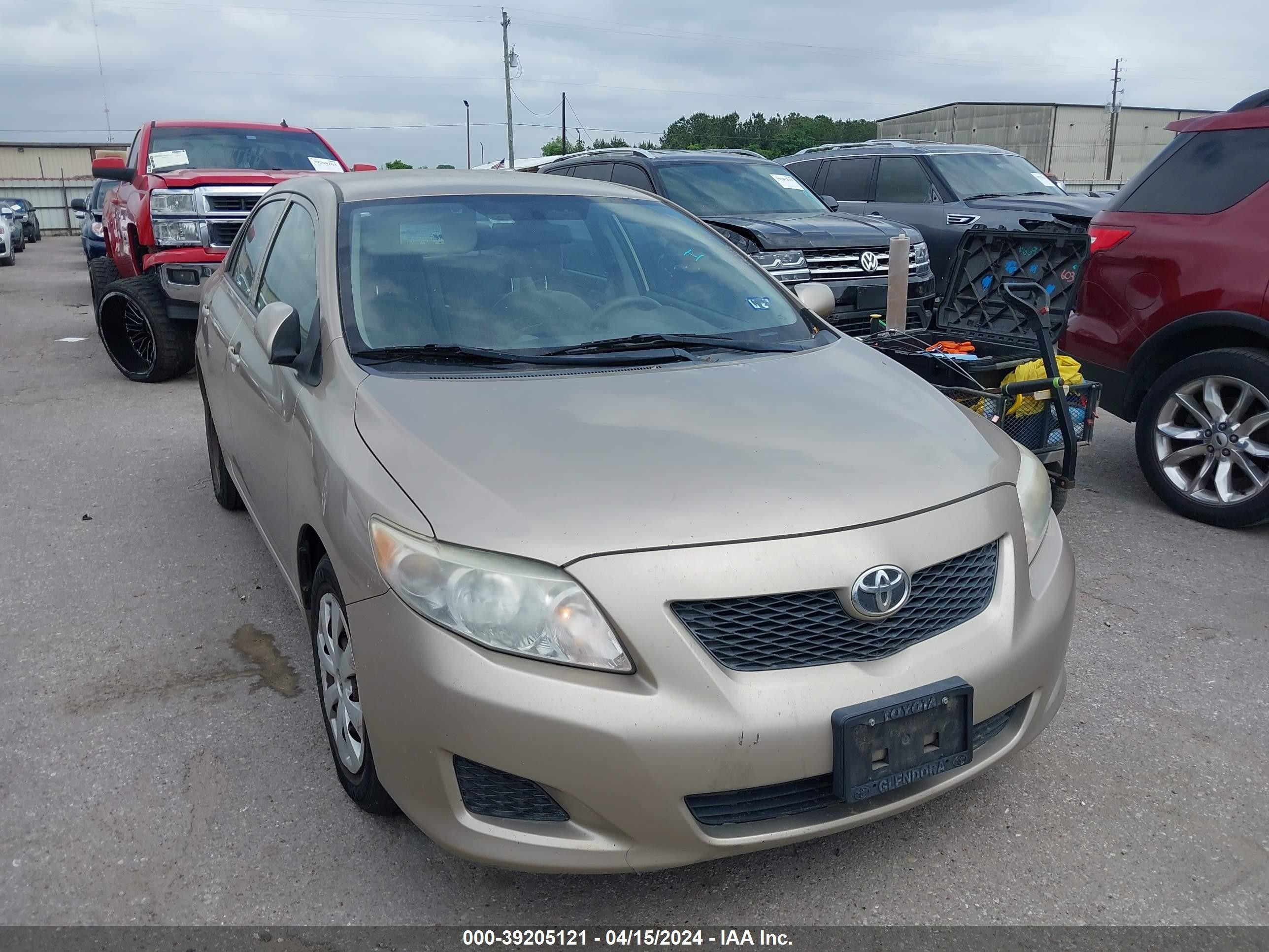 TOYOTA COROLLA 2009 1nxbu40e99z049179