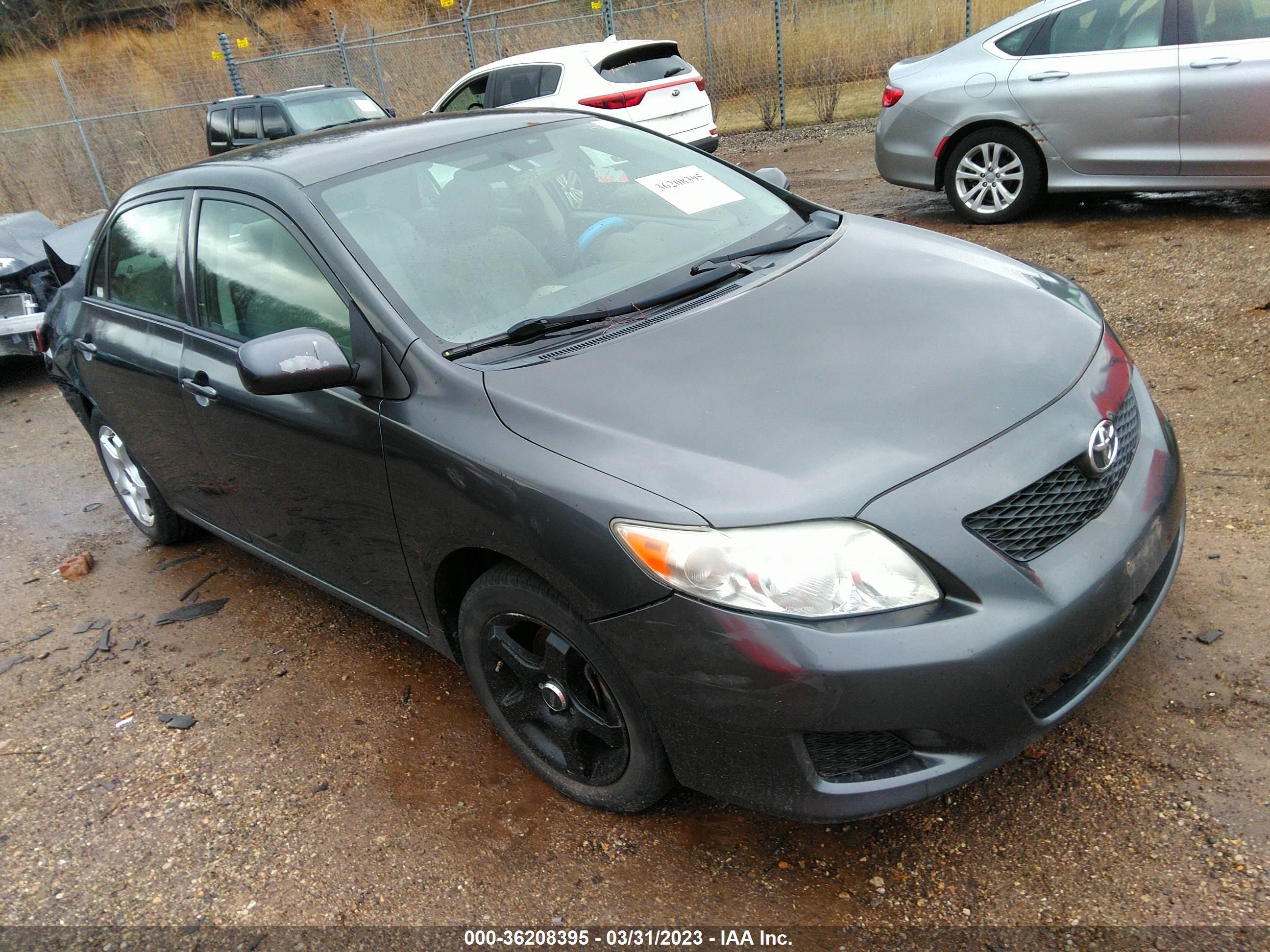 TOYOTA COROLLA 2009 1nxbu40e99z070291