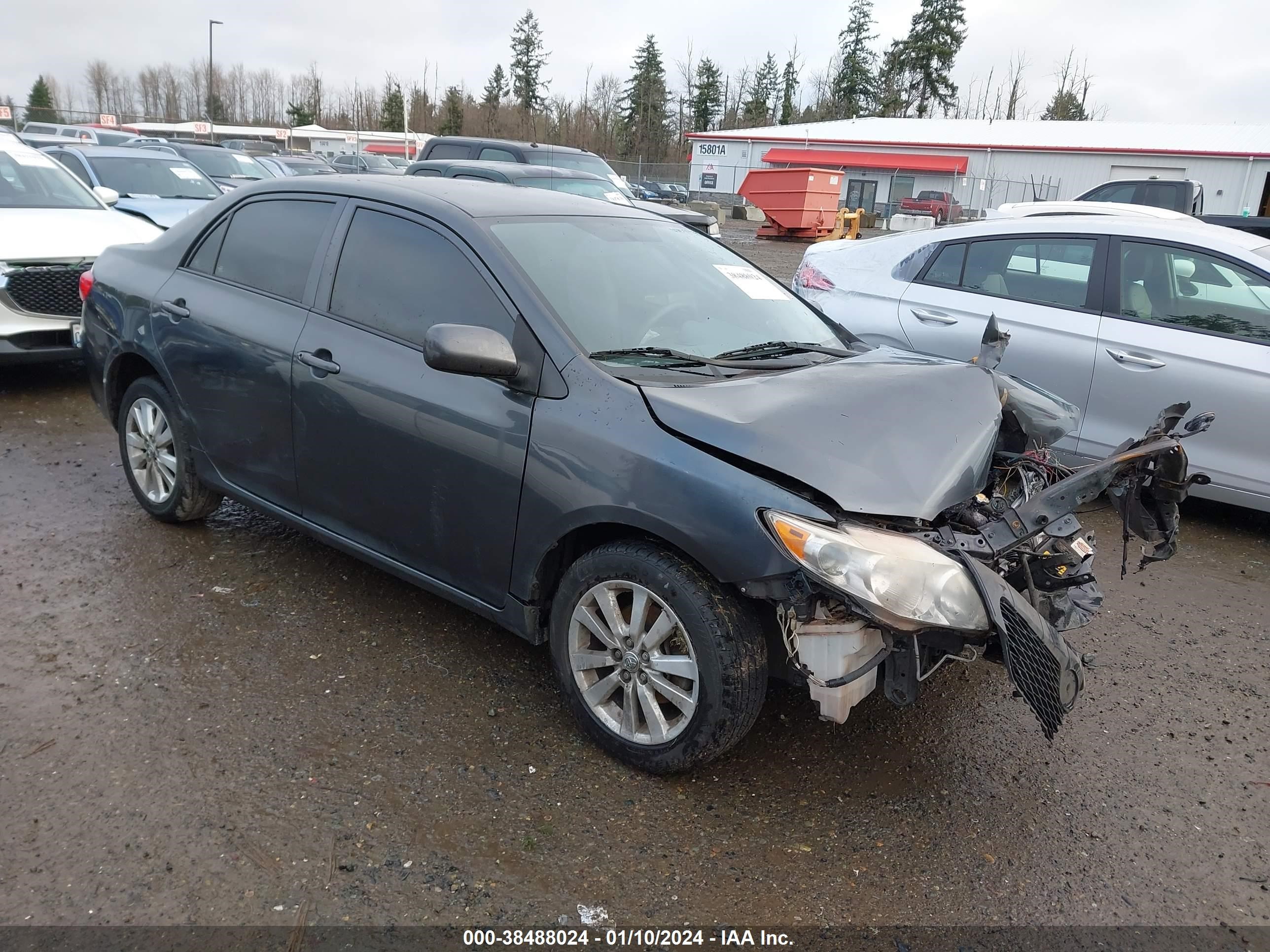 TOYOTA COROLLA 2009 1nxbu40e99z074275