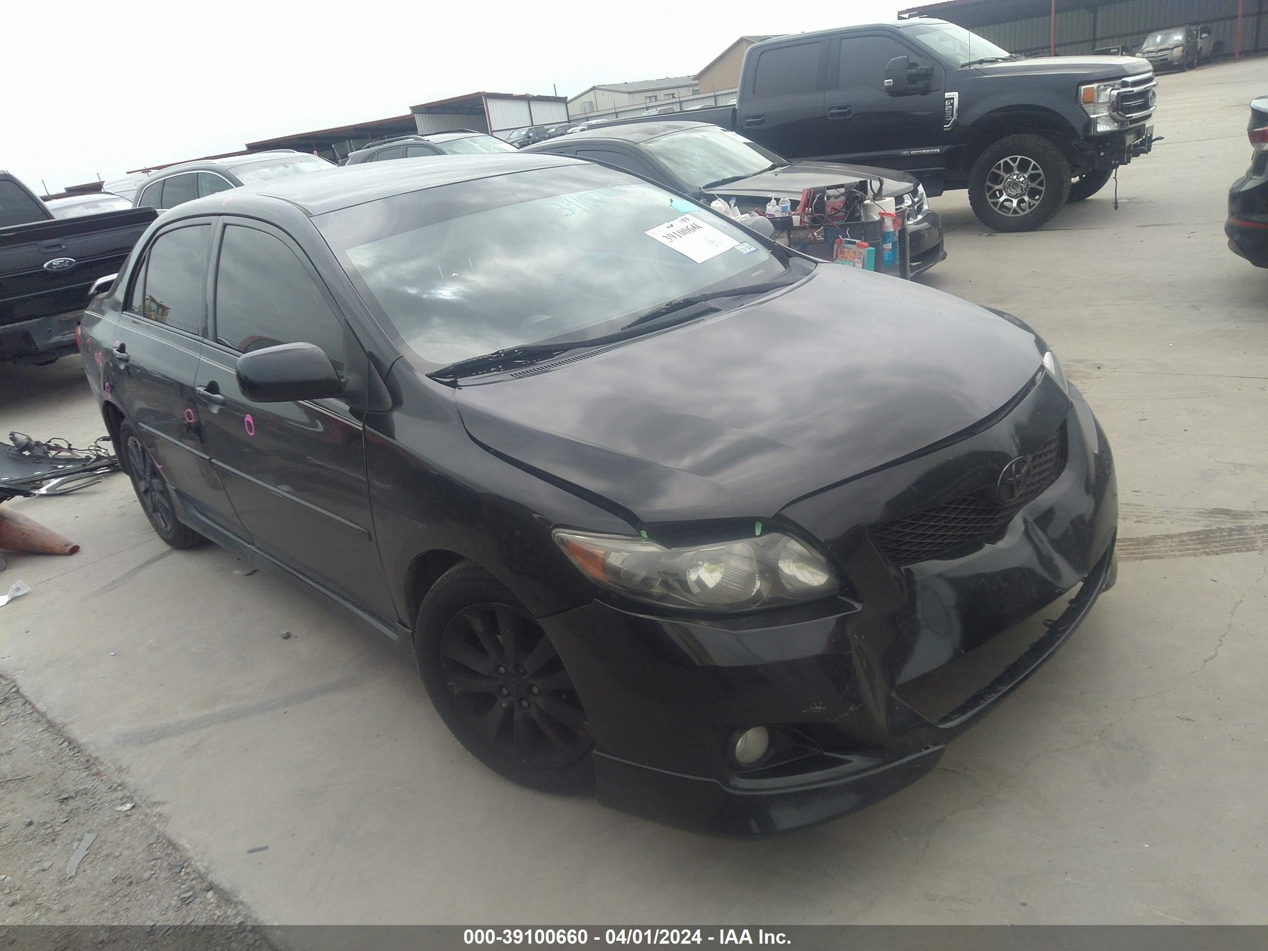 TOYOTA COROLLA 2009 1nxbu40e99z120994