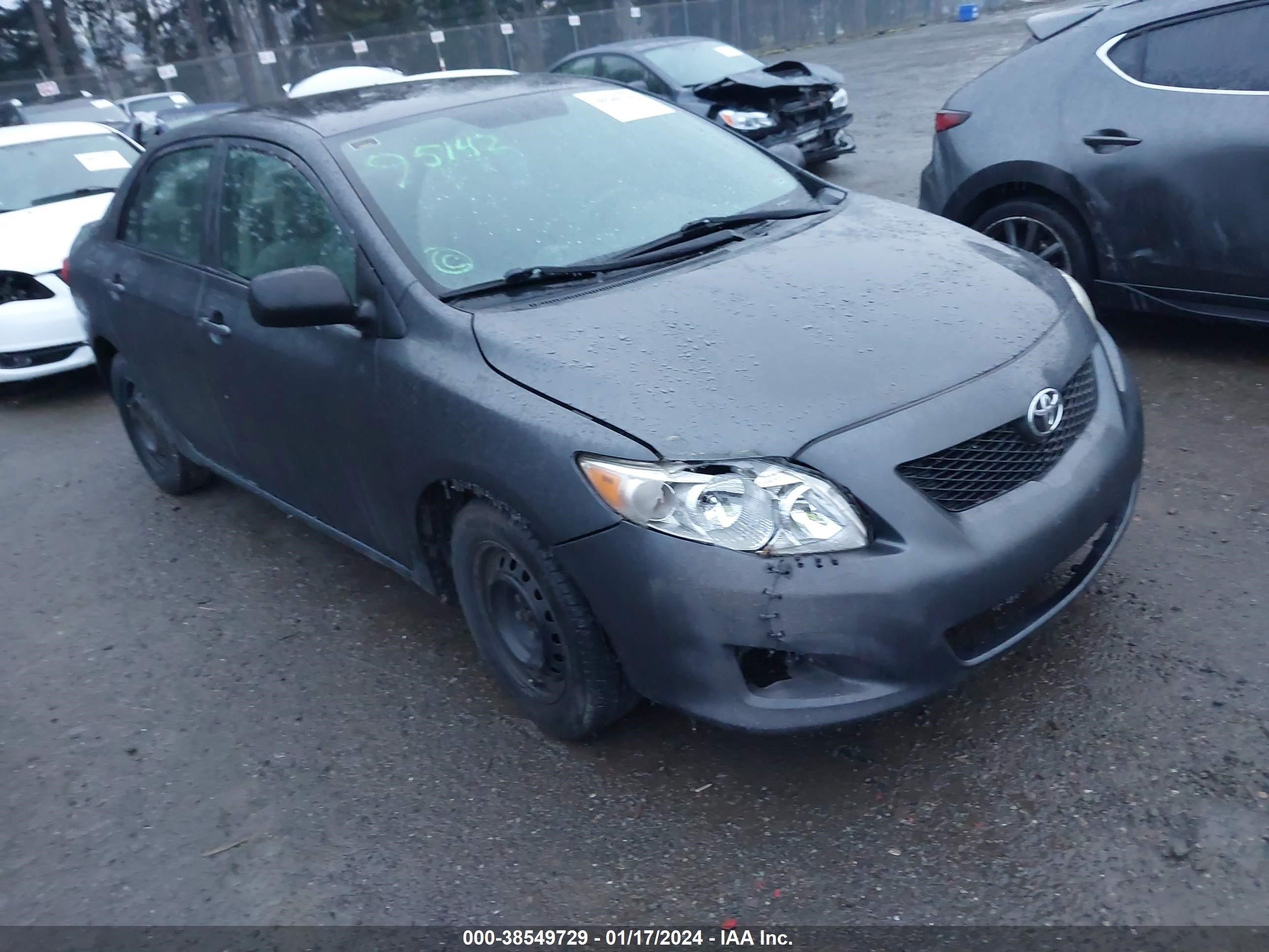 TOYOTA COROLLA 2009 1nxbu40e99z143692