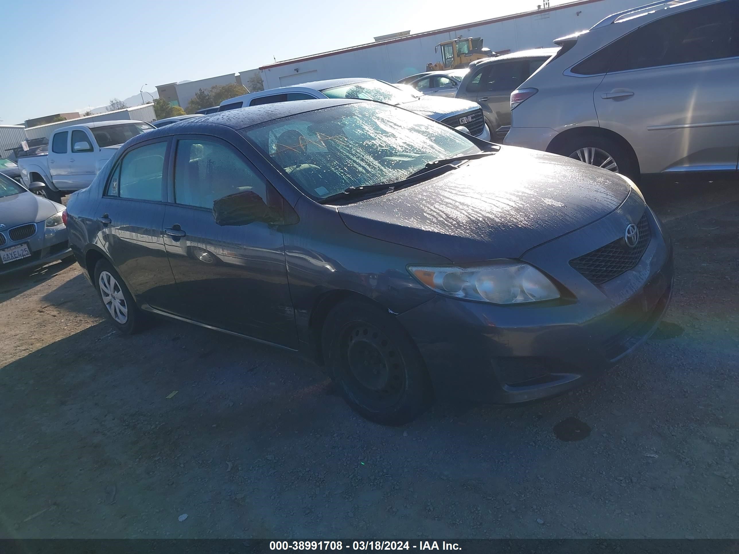 TOYOTA COROLLA 2009 1nxbu40e99z148262