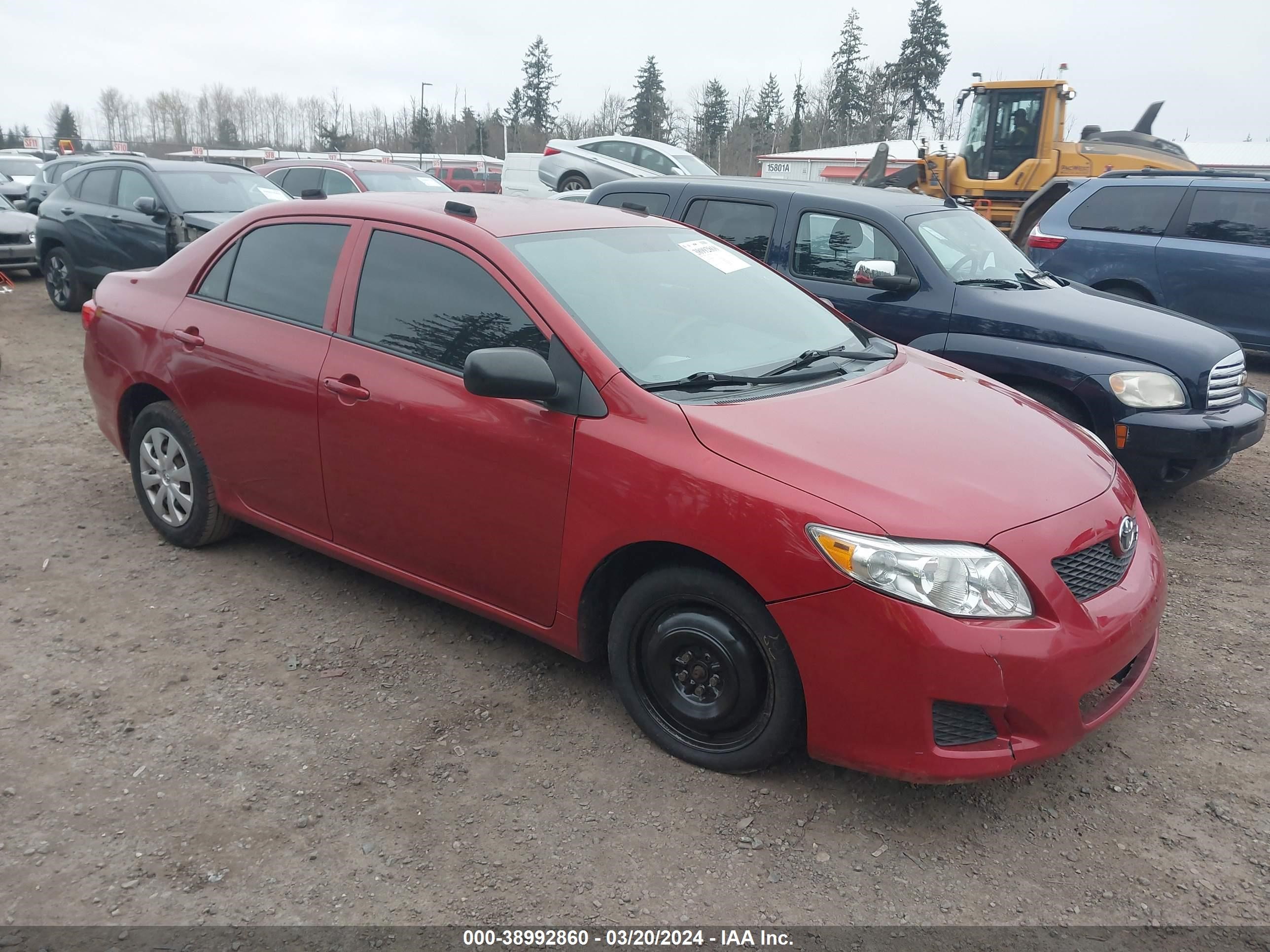 TOYOTA COROLLA 2009 1nxbu40ex9z046064