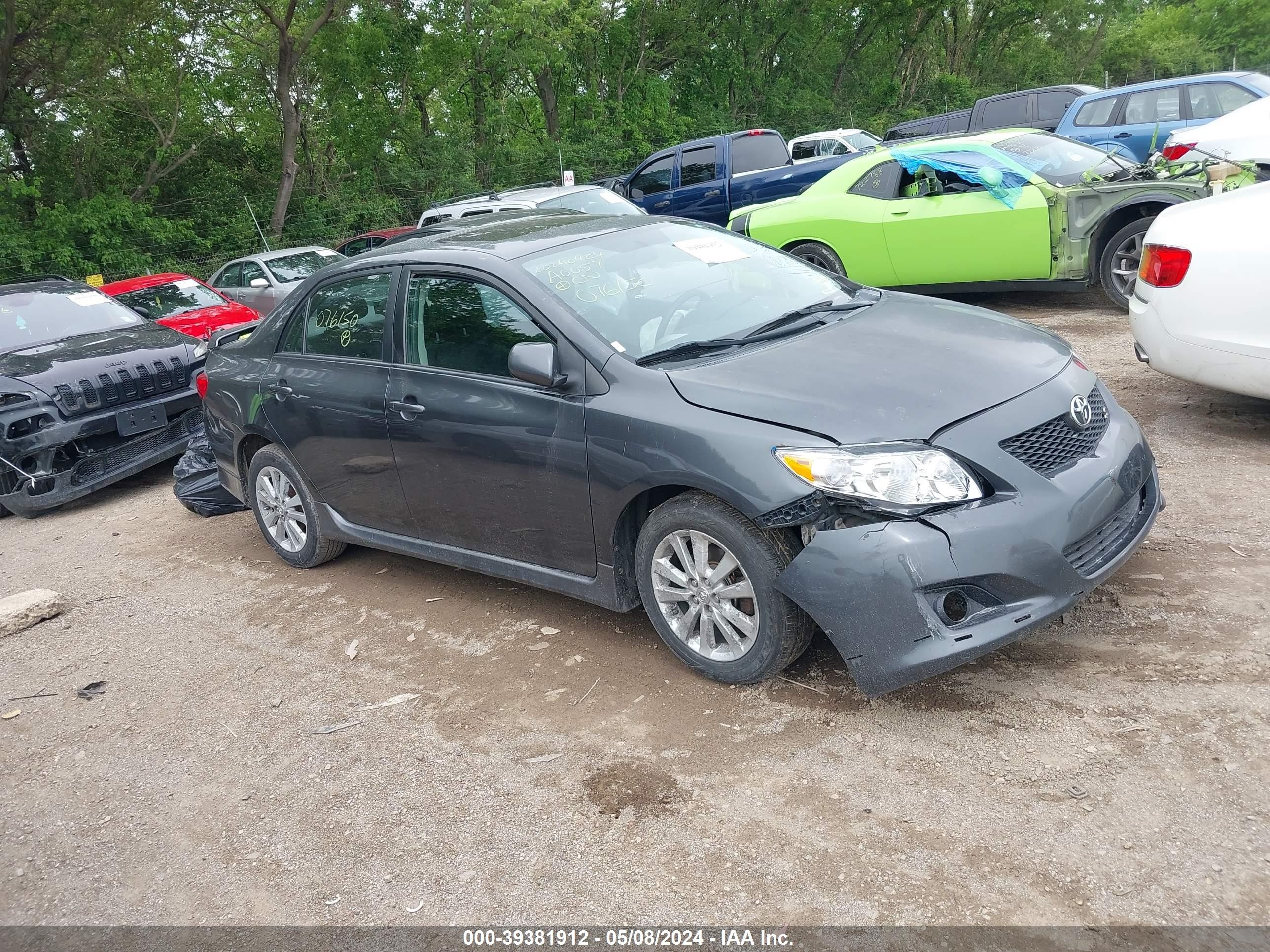 TOYOTA COROLLA 2009 1nxbu40ex9z076150