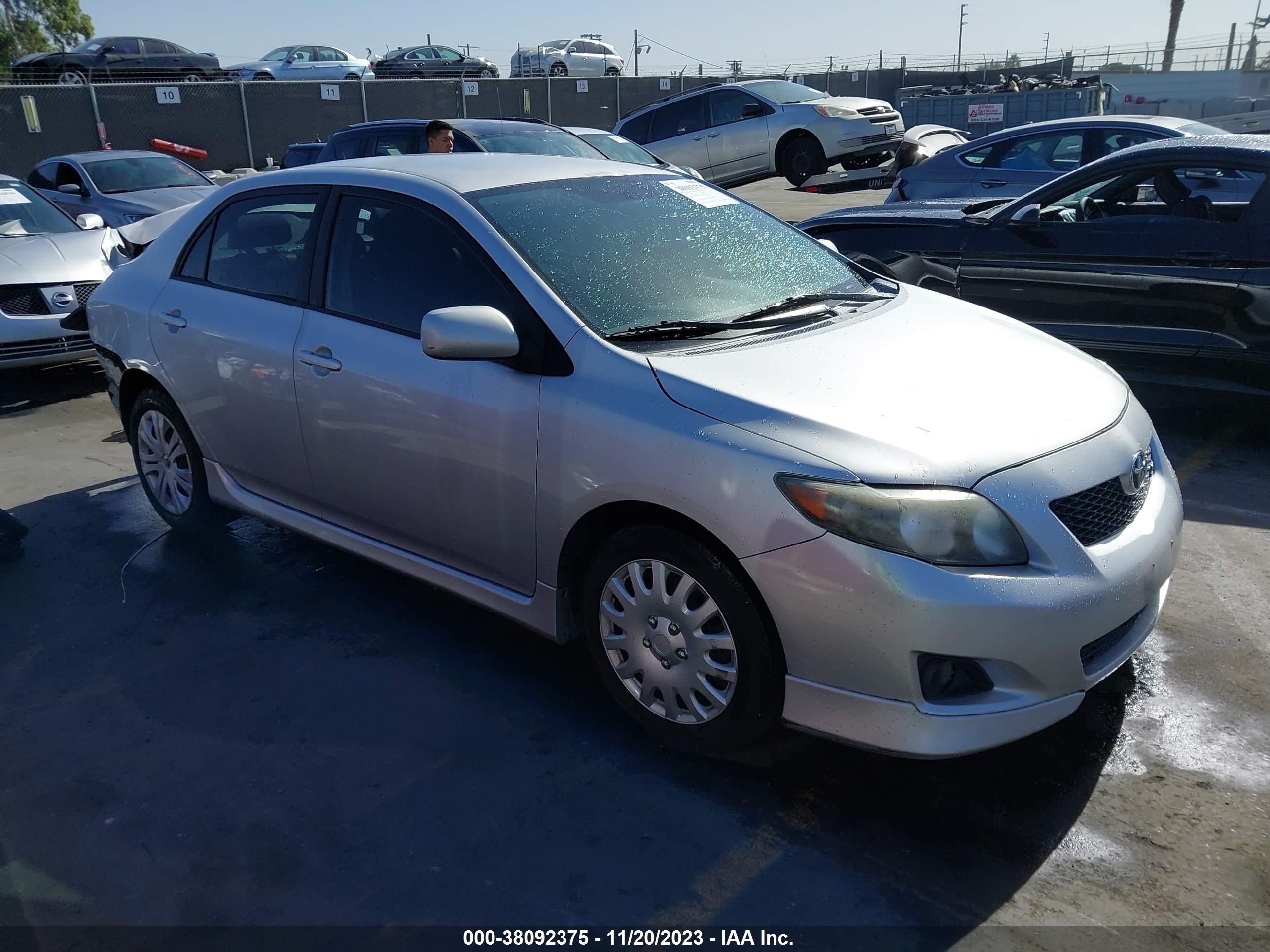 TOYOTA COROLLA 2009 1nxbu40ex9z082708