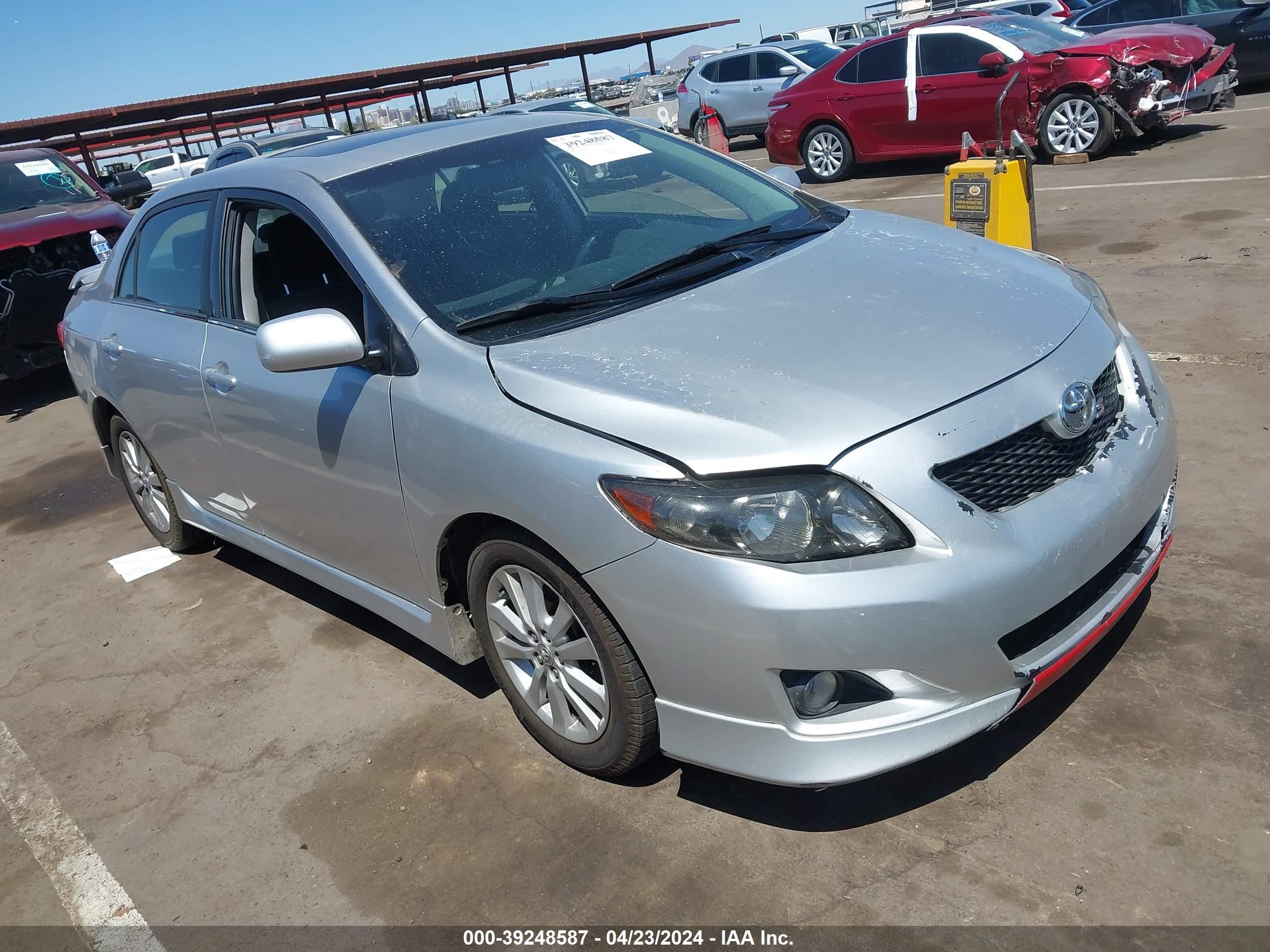 TOYOTA COROLLA 2009 1nxbu40ex9z085110