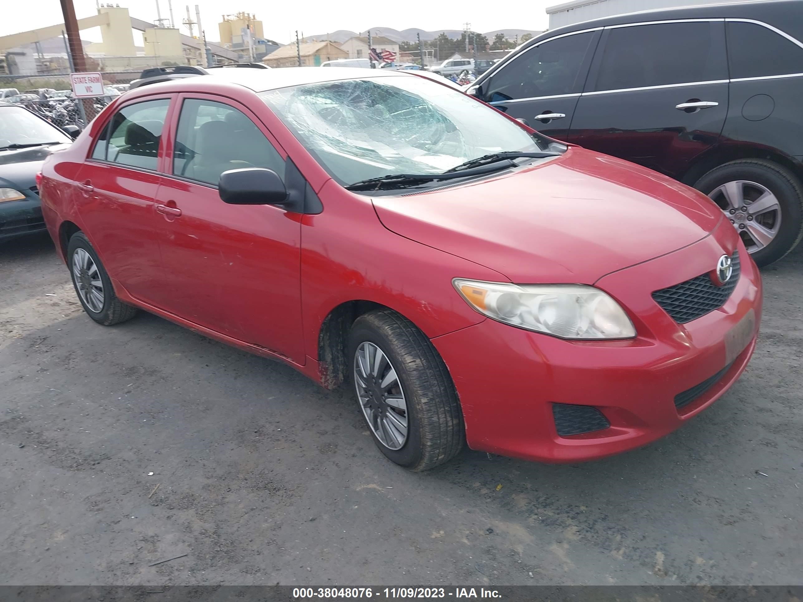 TOYOTA COROLLA 2009 1nxbu40ex9z143409