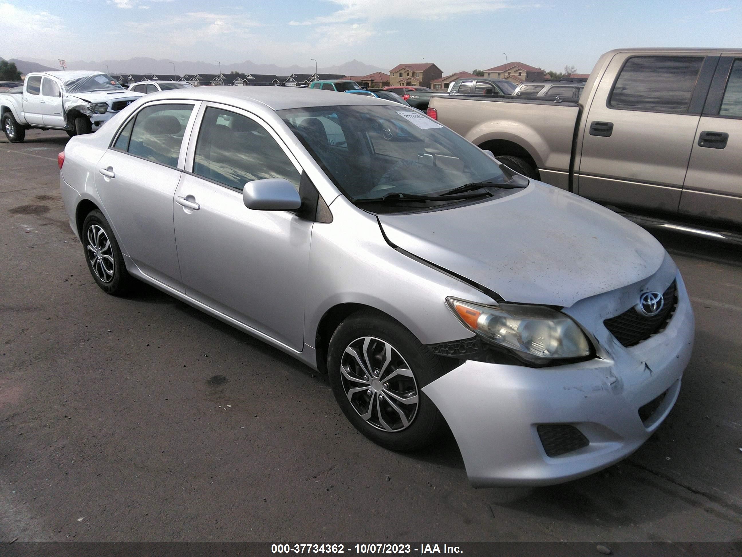 TOYOTA COROLLA 2009 1nxbu40ex9z154121