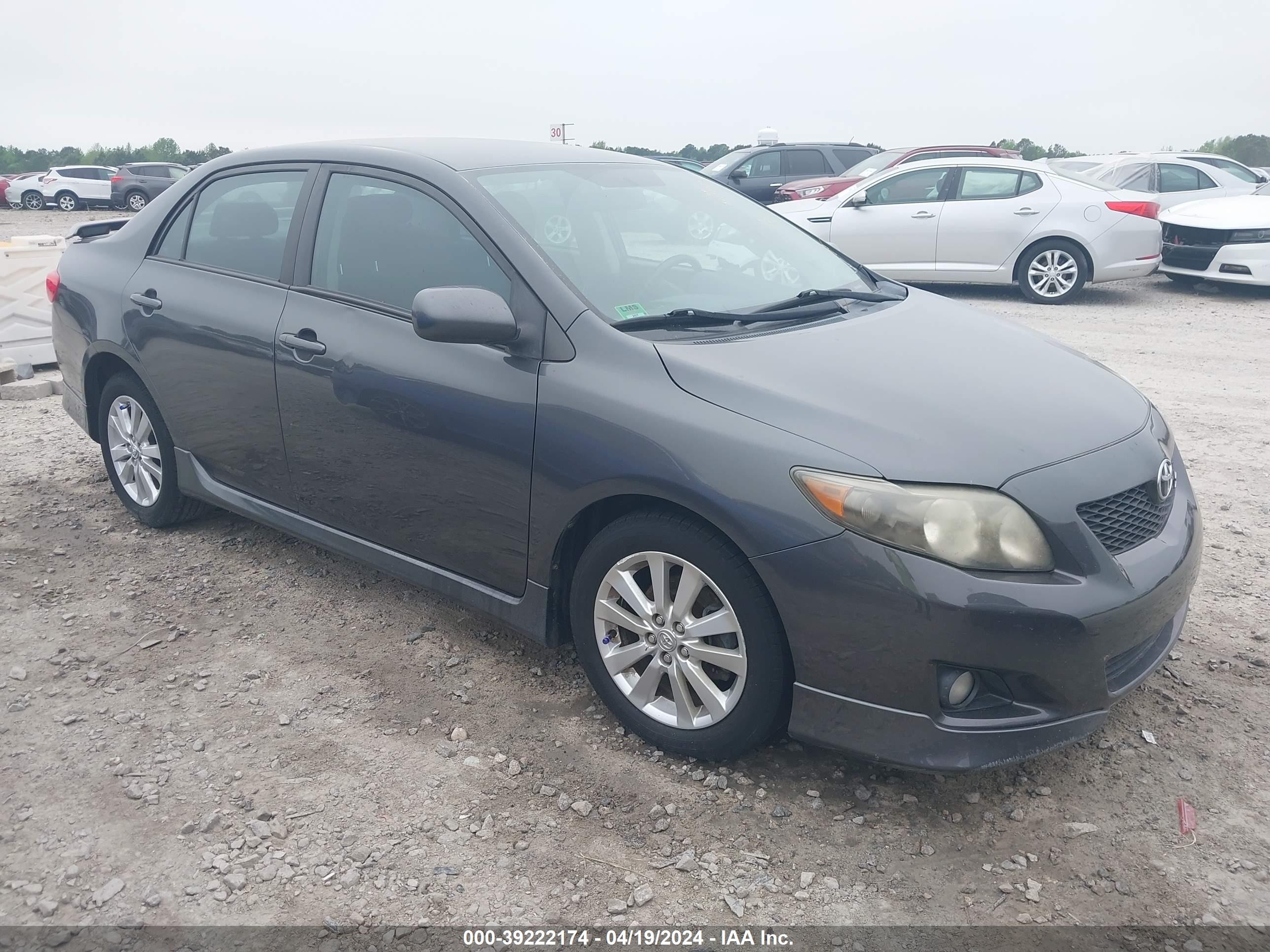 TOYOTA COROLLA 2009 1nxbu40ex9z161604