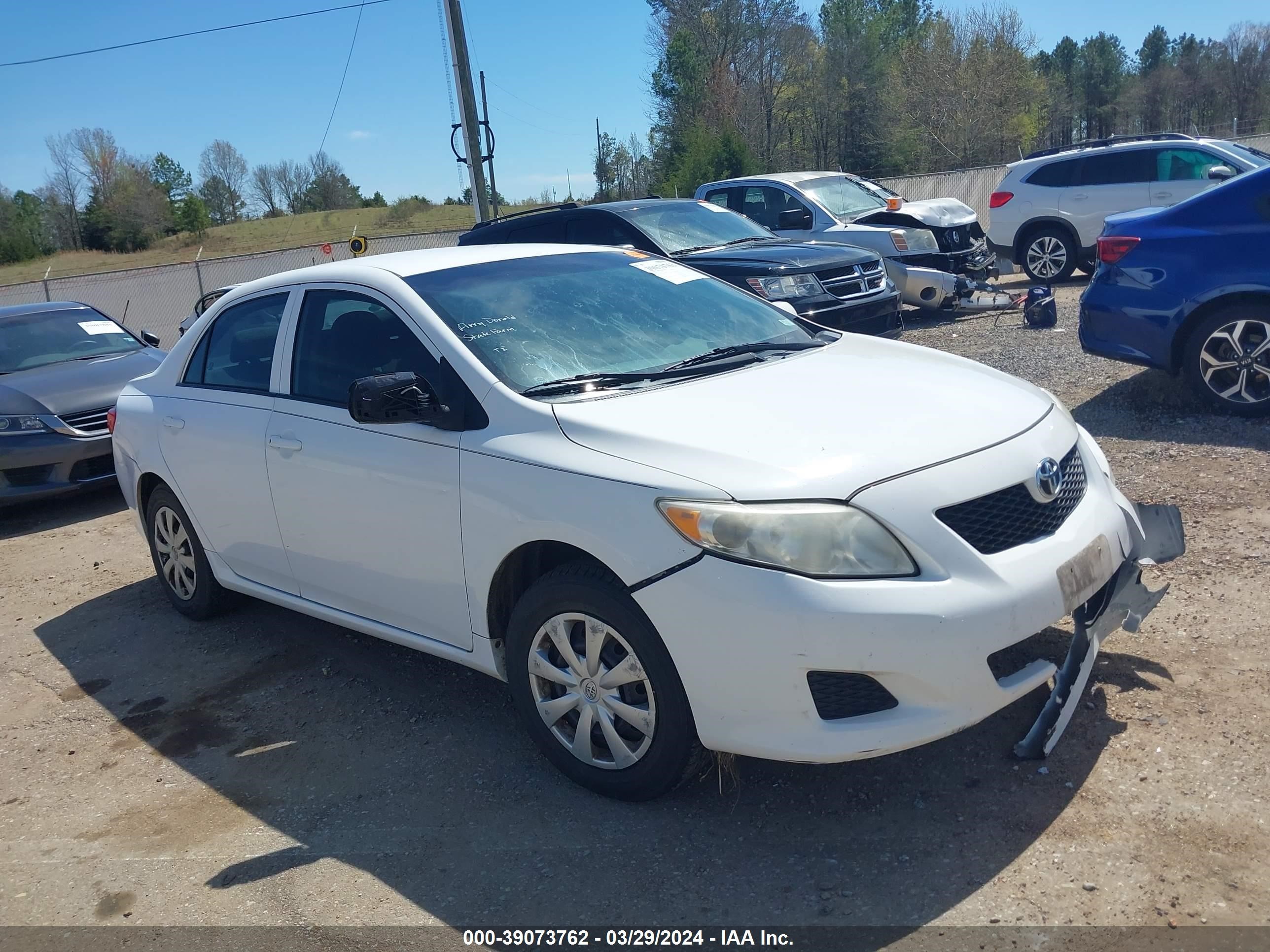 TOYOTA COROLLA 2010 1nxbu4ee0az329229