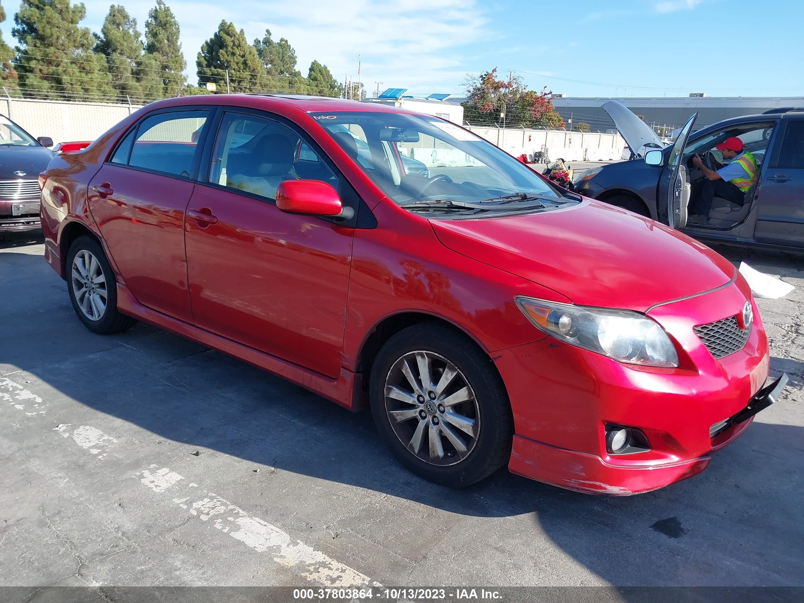 TOYOTA COROLLA 2010 1nxbu4ee1az201386