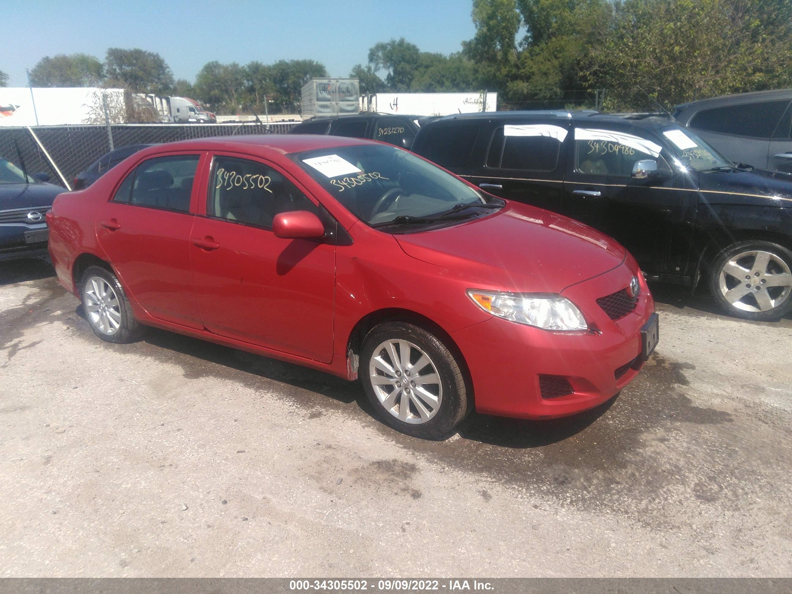 TOYOTA COROLLA 2010 1nxbu4ee2az265680