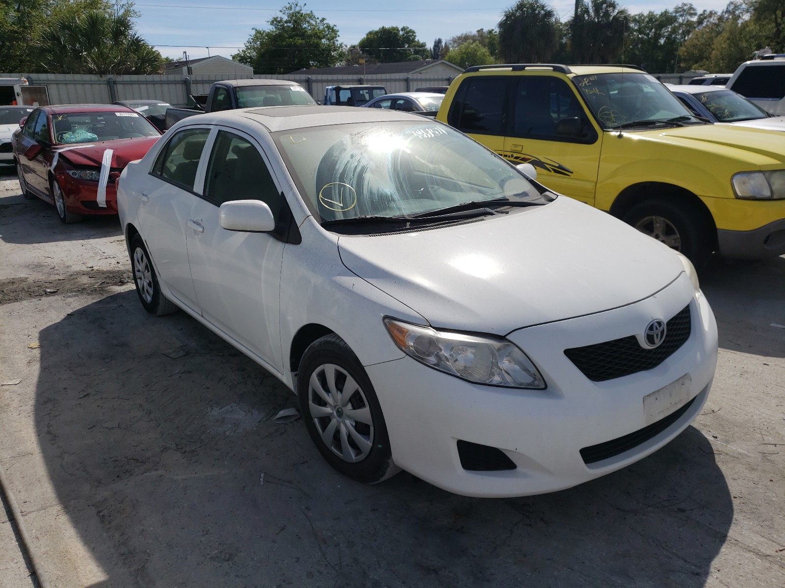 TOYOTA COROLLA BA 2010 1nxbu4ee4az172837