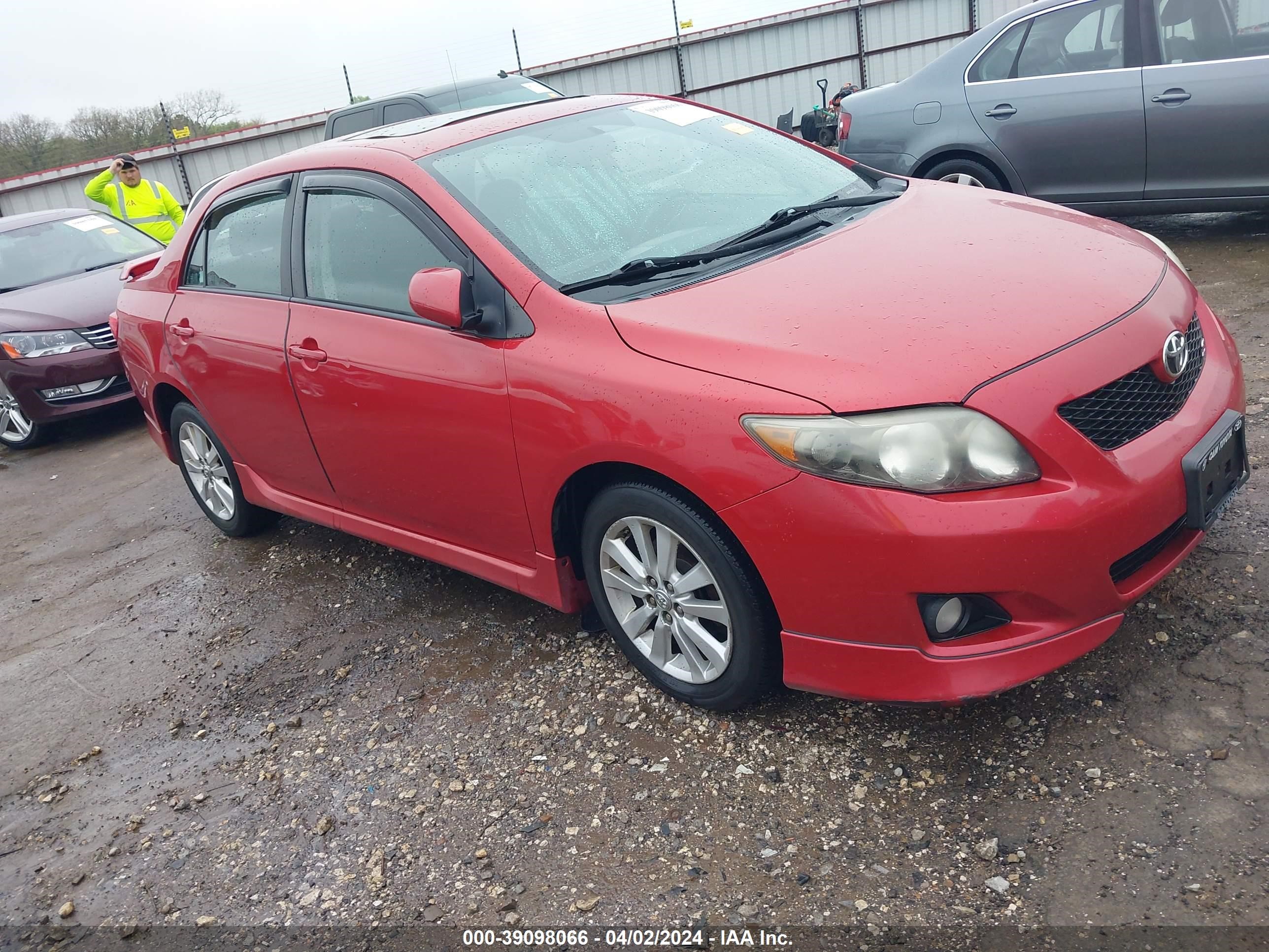 TOYOTA COROLLA 2010 1nxbu4ee5az374327