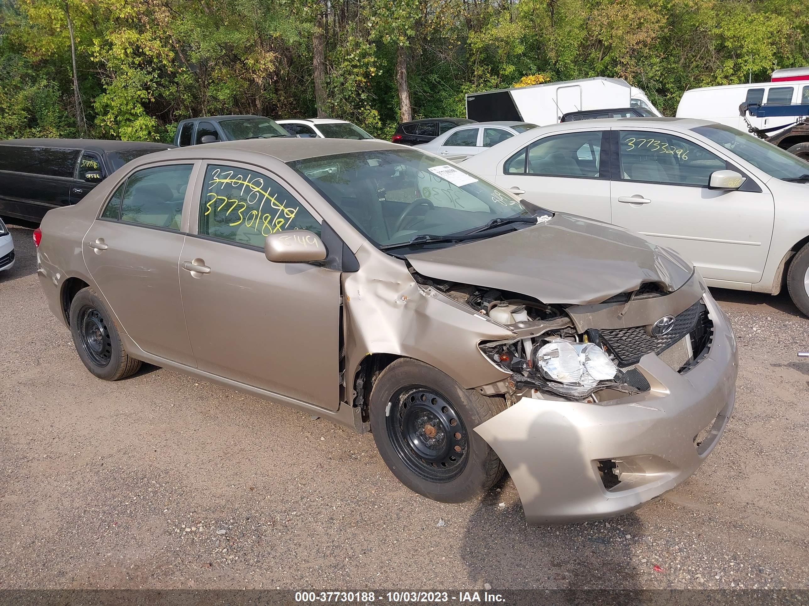 TOYOTA COROLLA 2010 1nxbu4ee7az210304