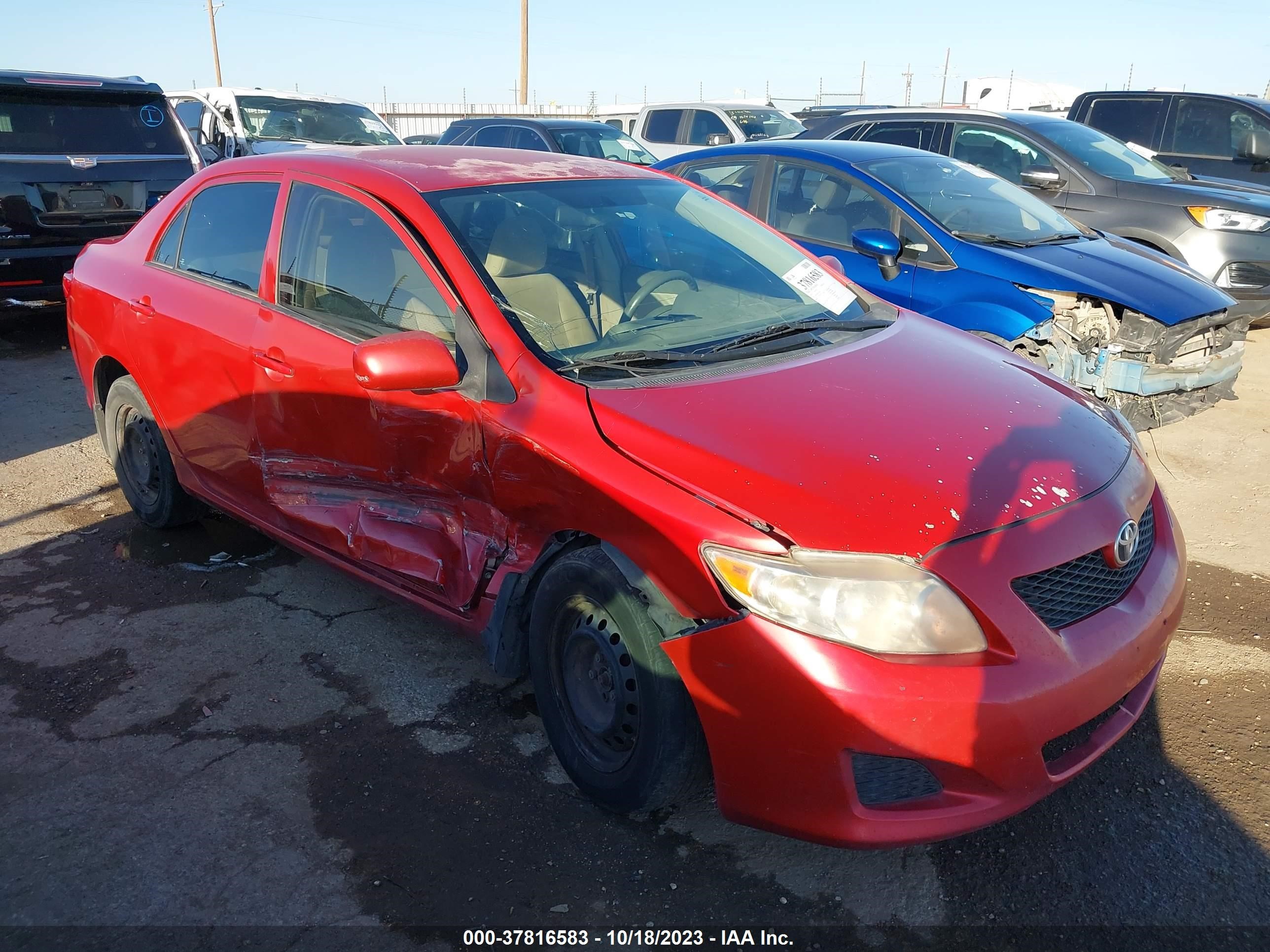 TOYOTA COROLLA 2010 1nxbu4ee8az322674