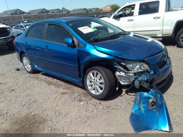 TOYOTA COROLLA 2010 1nxbu4ee9az248116