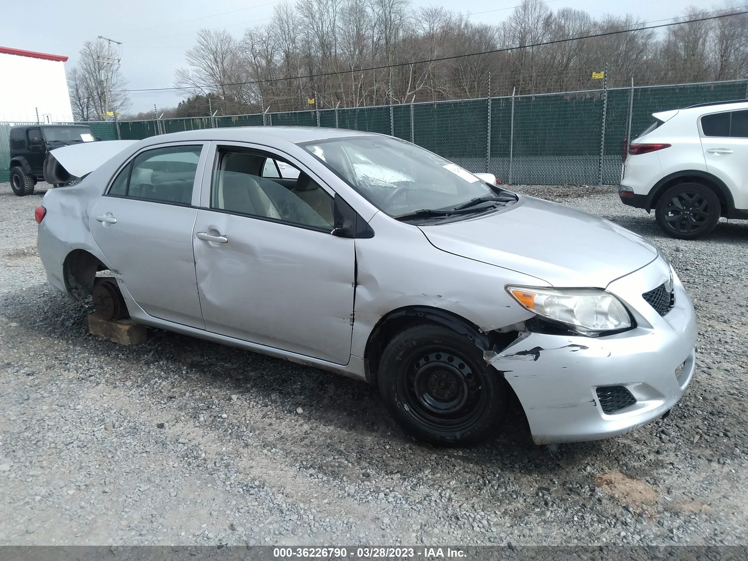 TOYOTA COROLLA 2010 1nxbu4ee9az309948