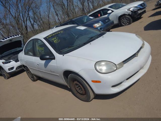 PLYMOUTH NEON 2000 1p3es46c9yd781906